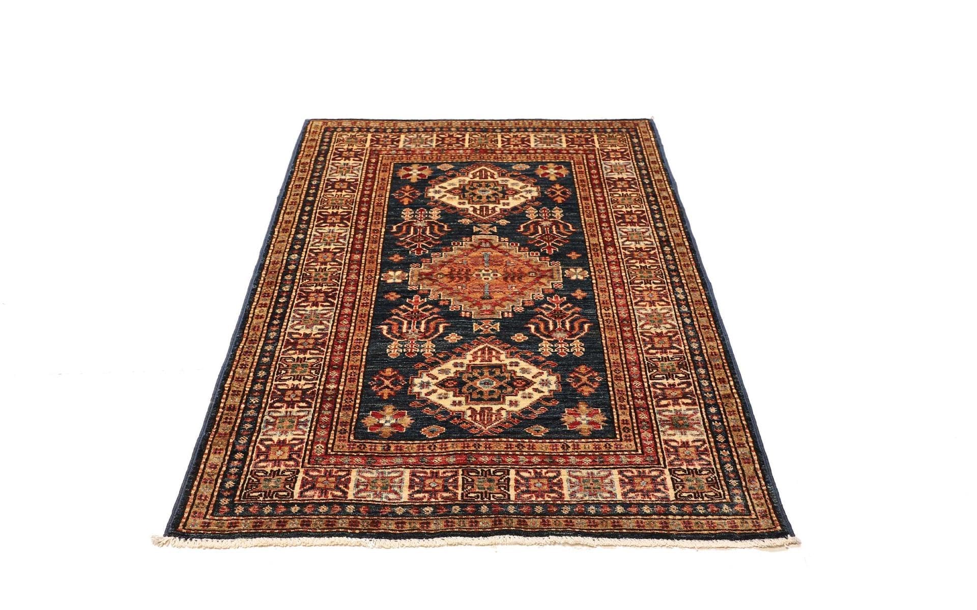 Kazak Orientteppich aus Pakistan, 101 × 147 cm