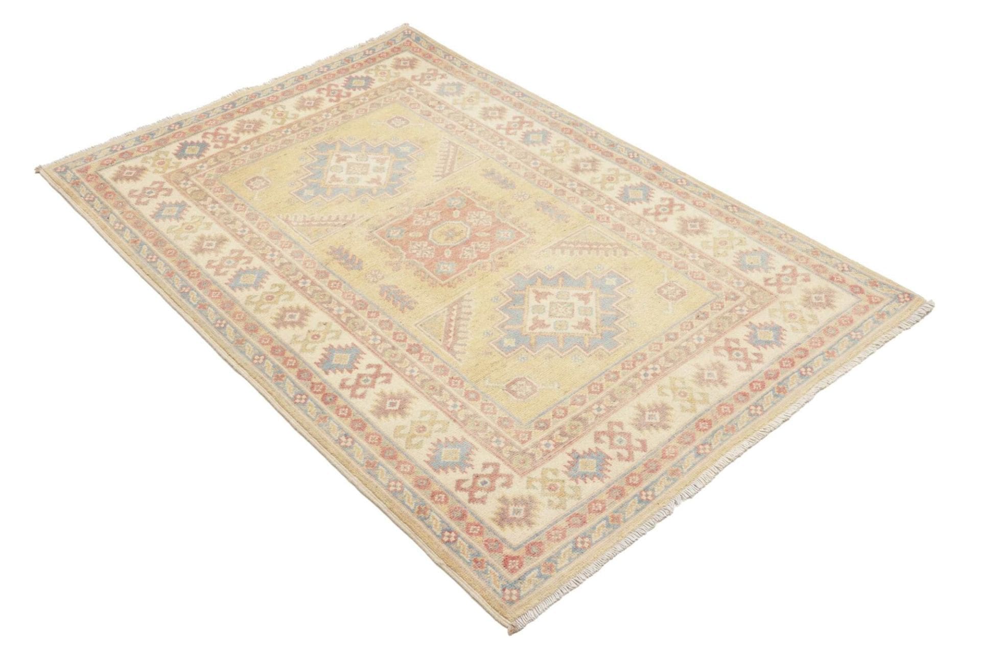 Handgeknüpfter Kazak Orientteppich, 101 × 147 cm, Wolle