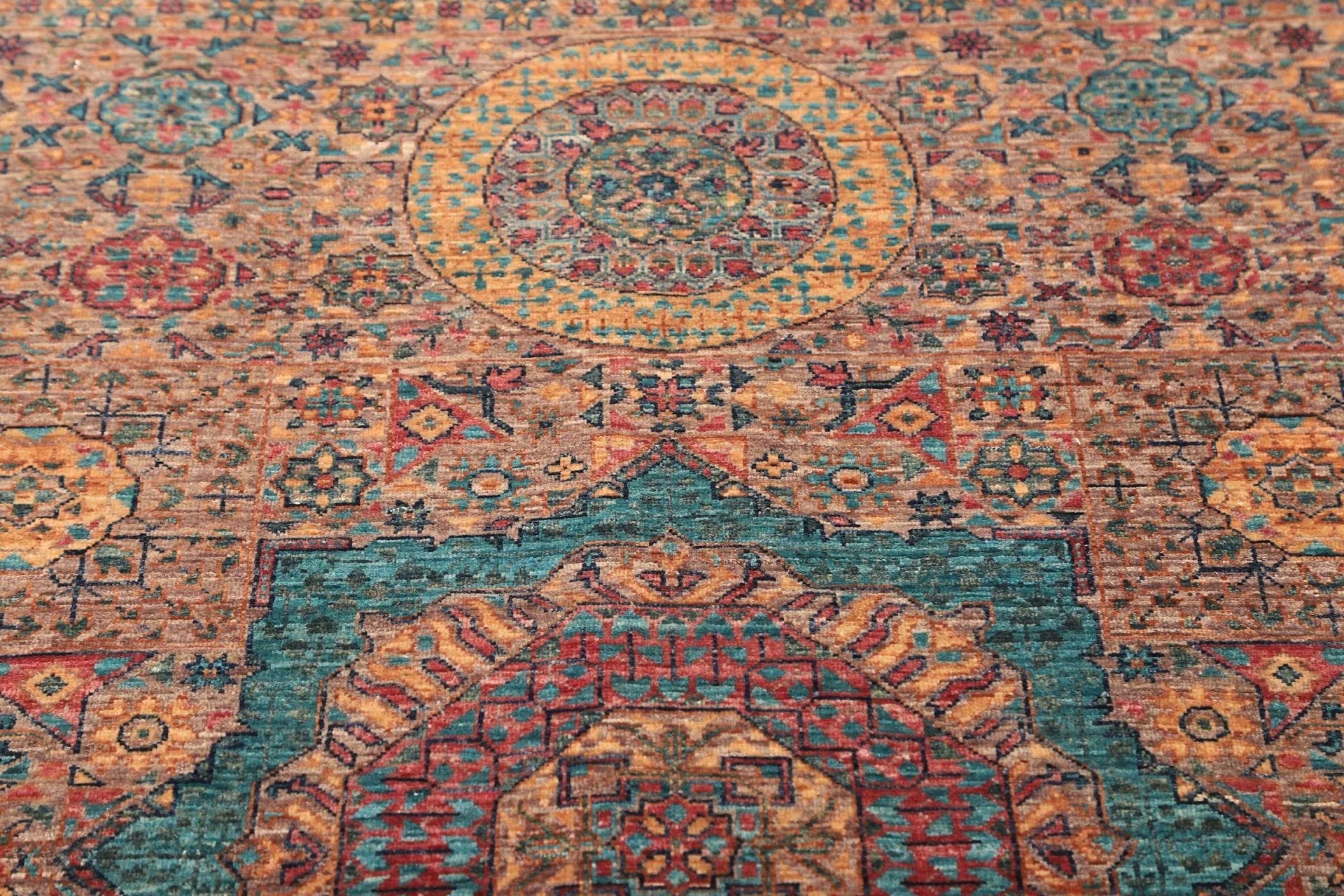 Mamluk Orientteppich 102 × 155 cm aus Wolle, handgeknüpft