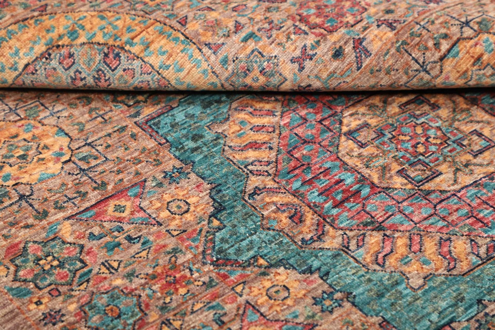 Mamluk Orientteppich 102 × 155 cm aus Wolle, handgeknüpft