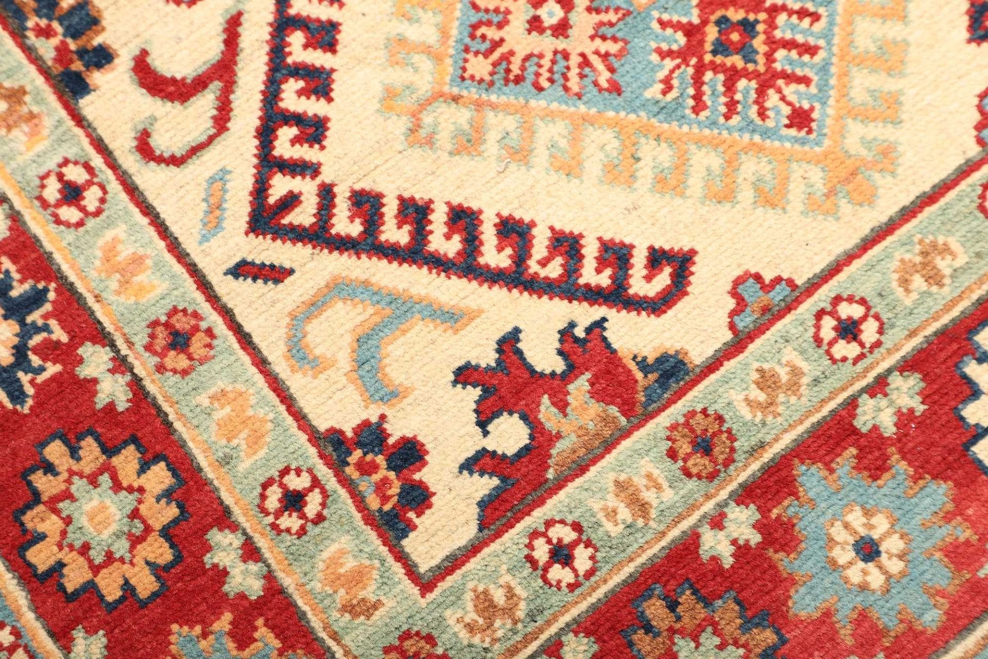 Kazak Orientteppich aus Pakistan, 104 × 152 cm