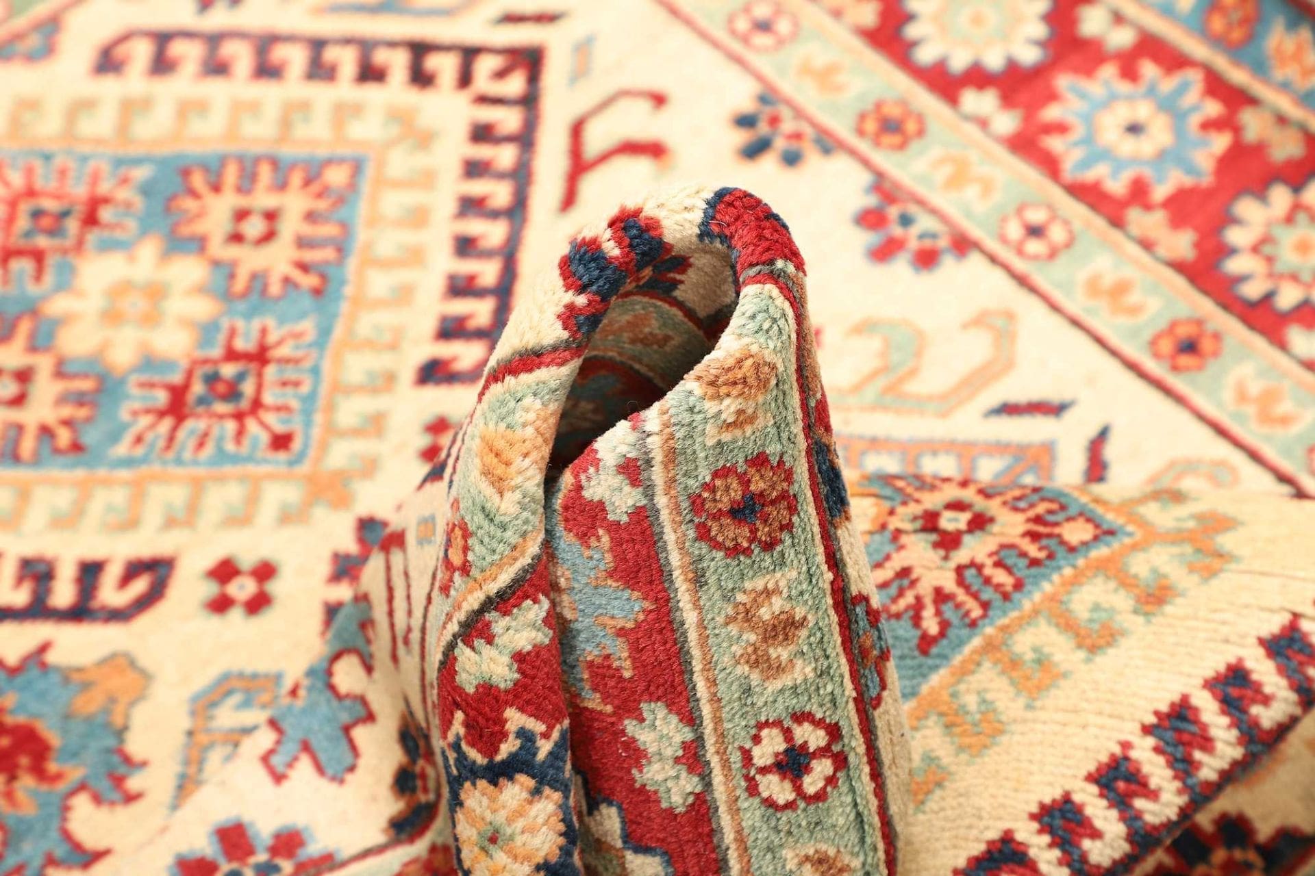 Kazak Orientteppich aus Pakistan, 104 × 152 cm