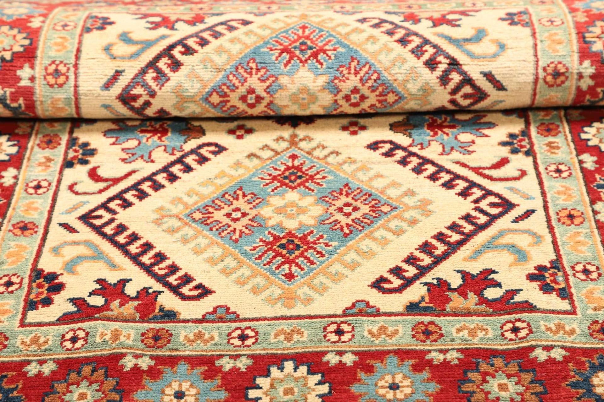 Kazak Orientteppich aus Pakistan, 104 × 152 cm