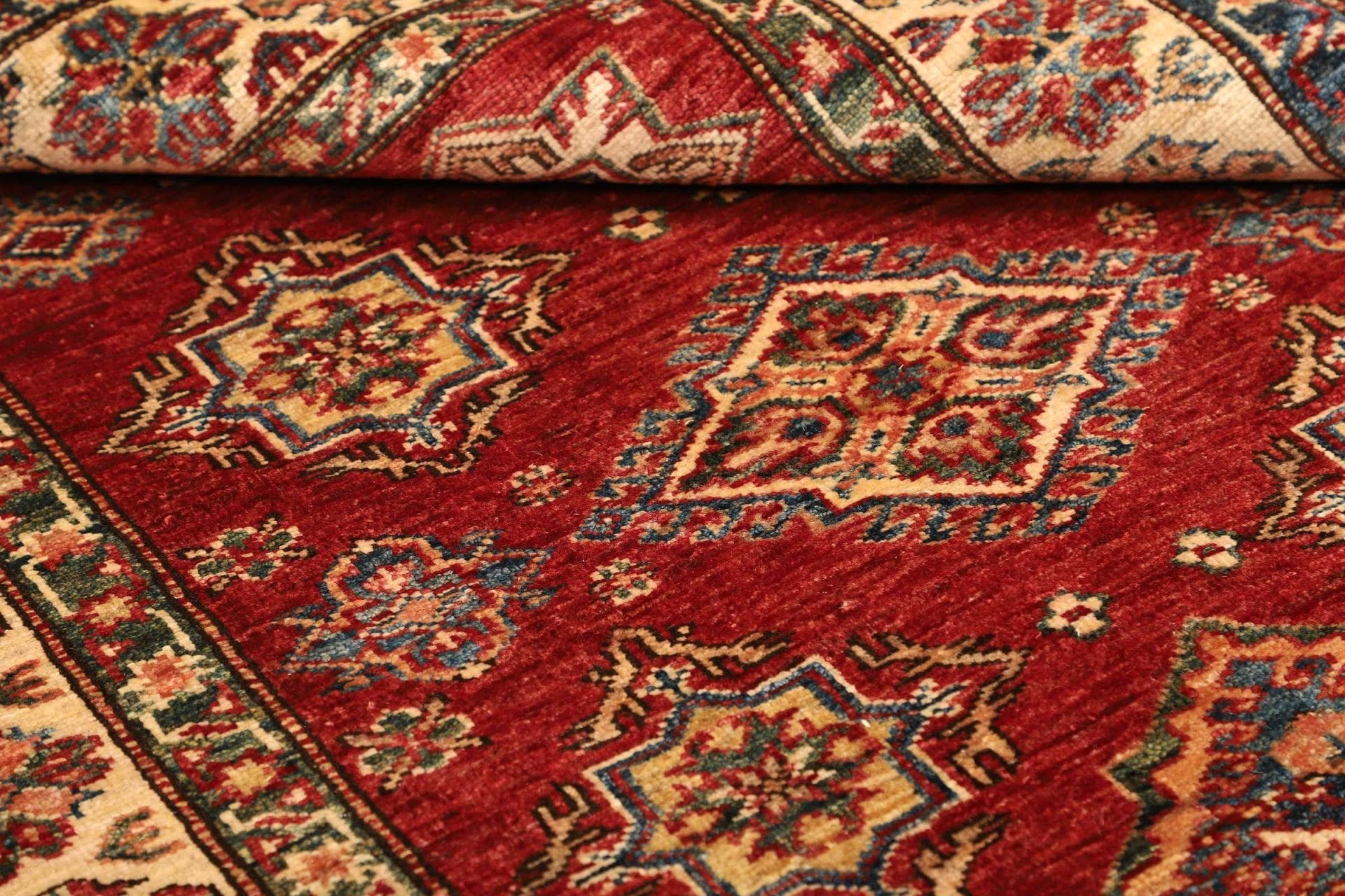 Kazak Orientteppich aus Pakistan, 103 × 140 cm