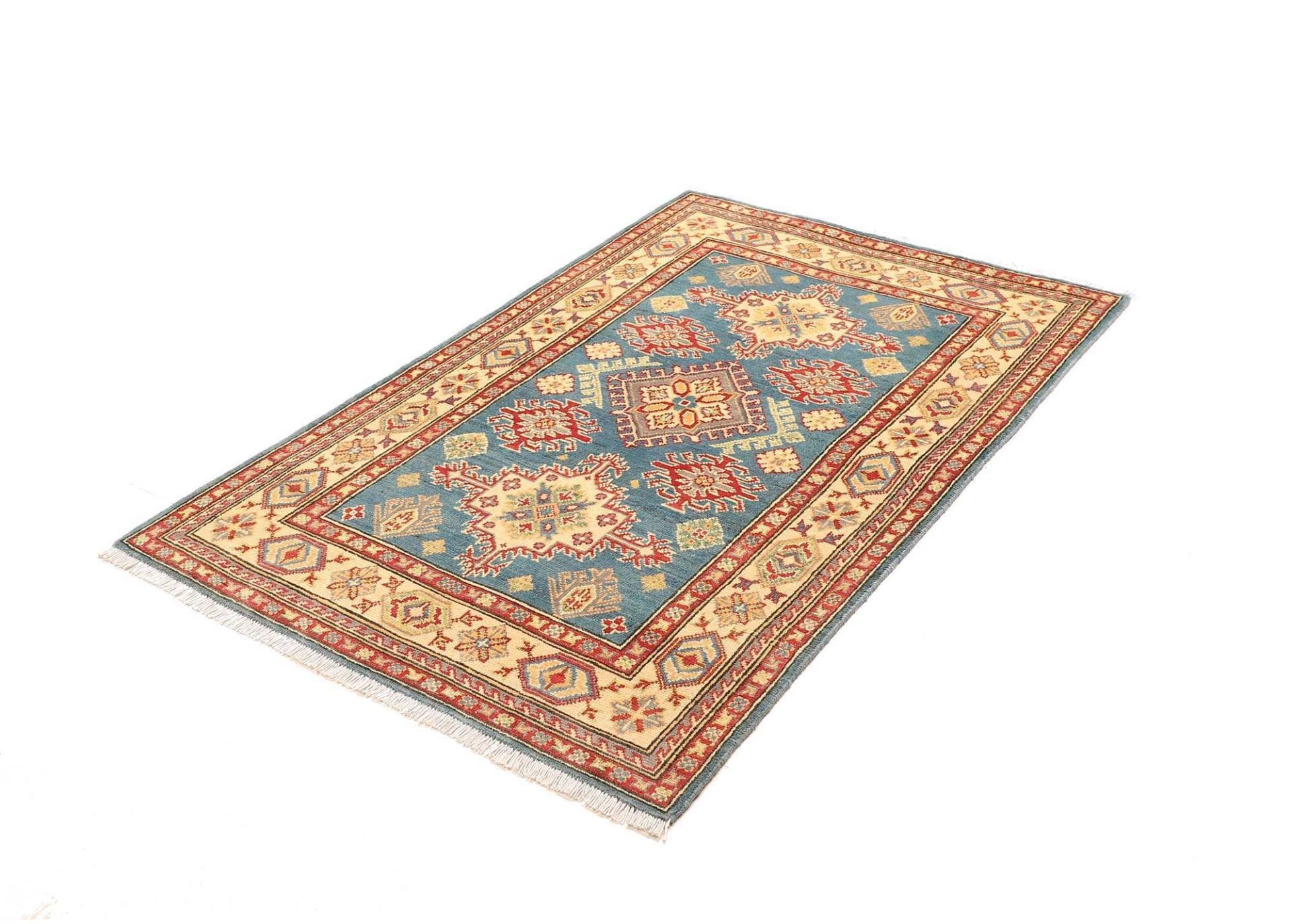 Handgeknüpfter Kazak Orientteppich, 101 × 150 cm, Wolle