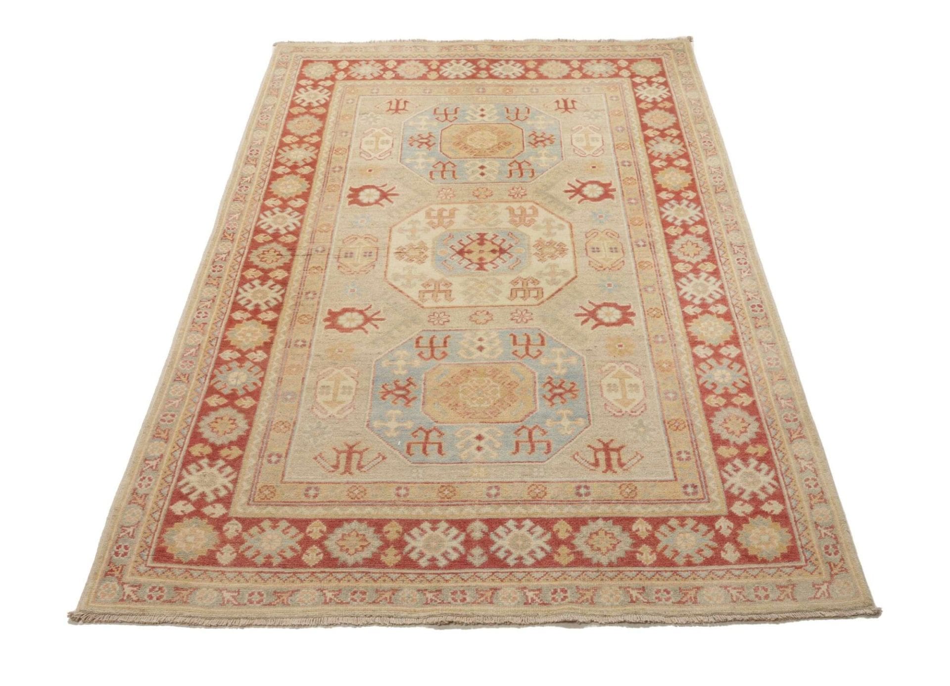 Kazak Orientteppich 121 × 181 cm aus Wolle, handgeknüpft