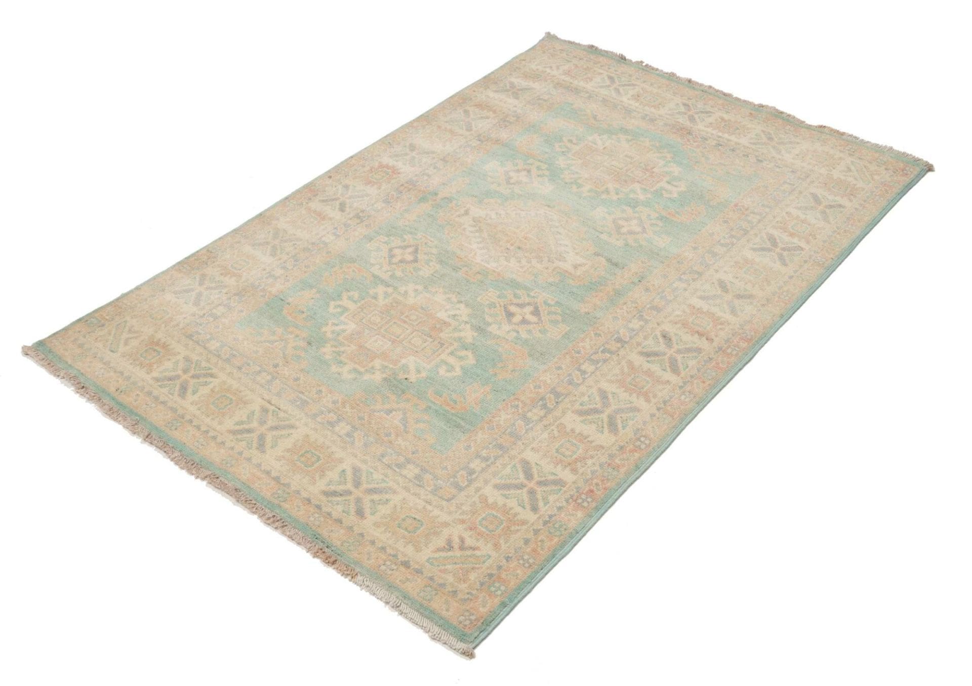 Handgeknüpfter Kazak Orientteppich, 106 × 151 cm, Wolle