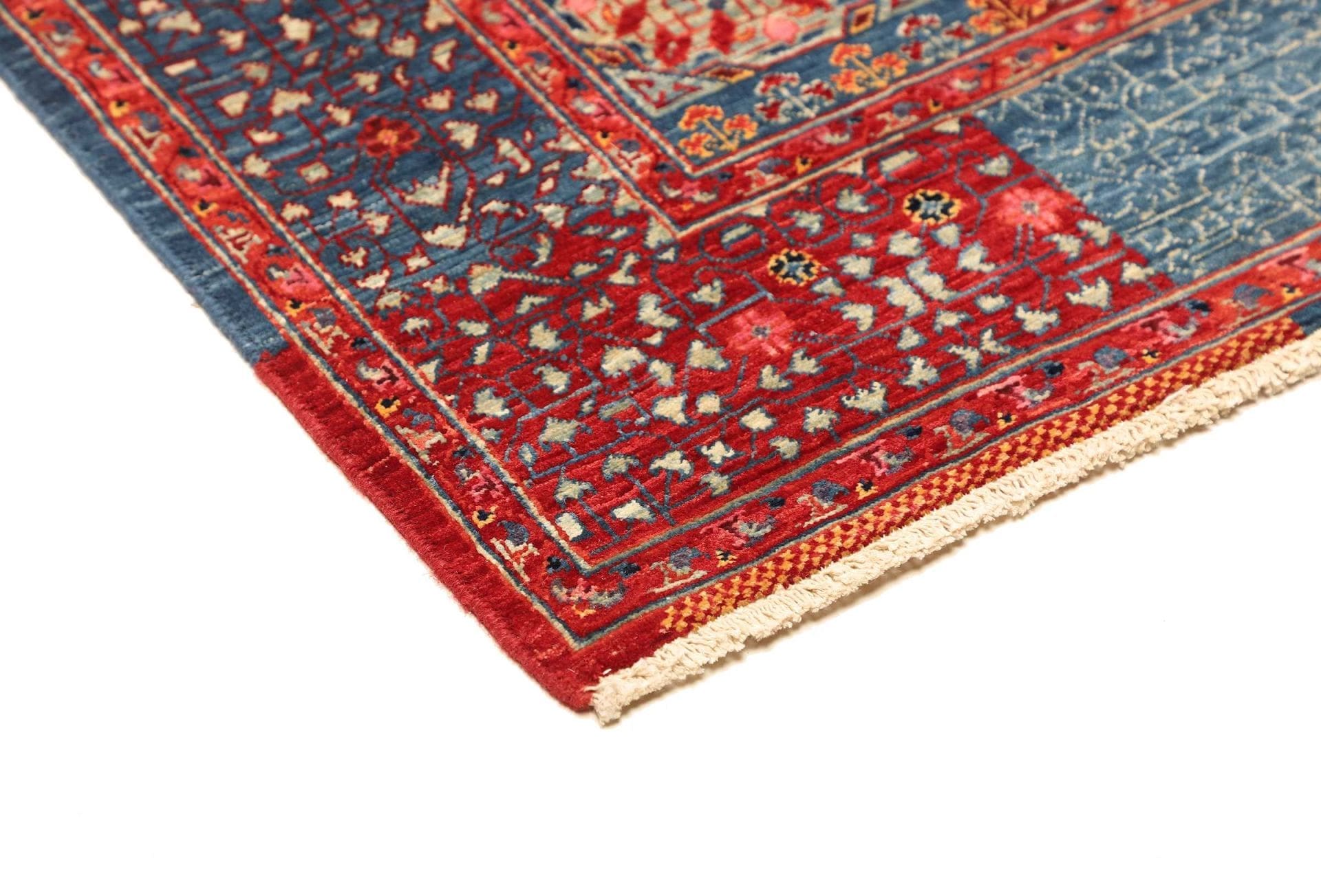 Handgeknüpfter Mamluk Orientteppich, 120 × 179 cm, Wolle