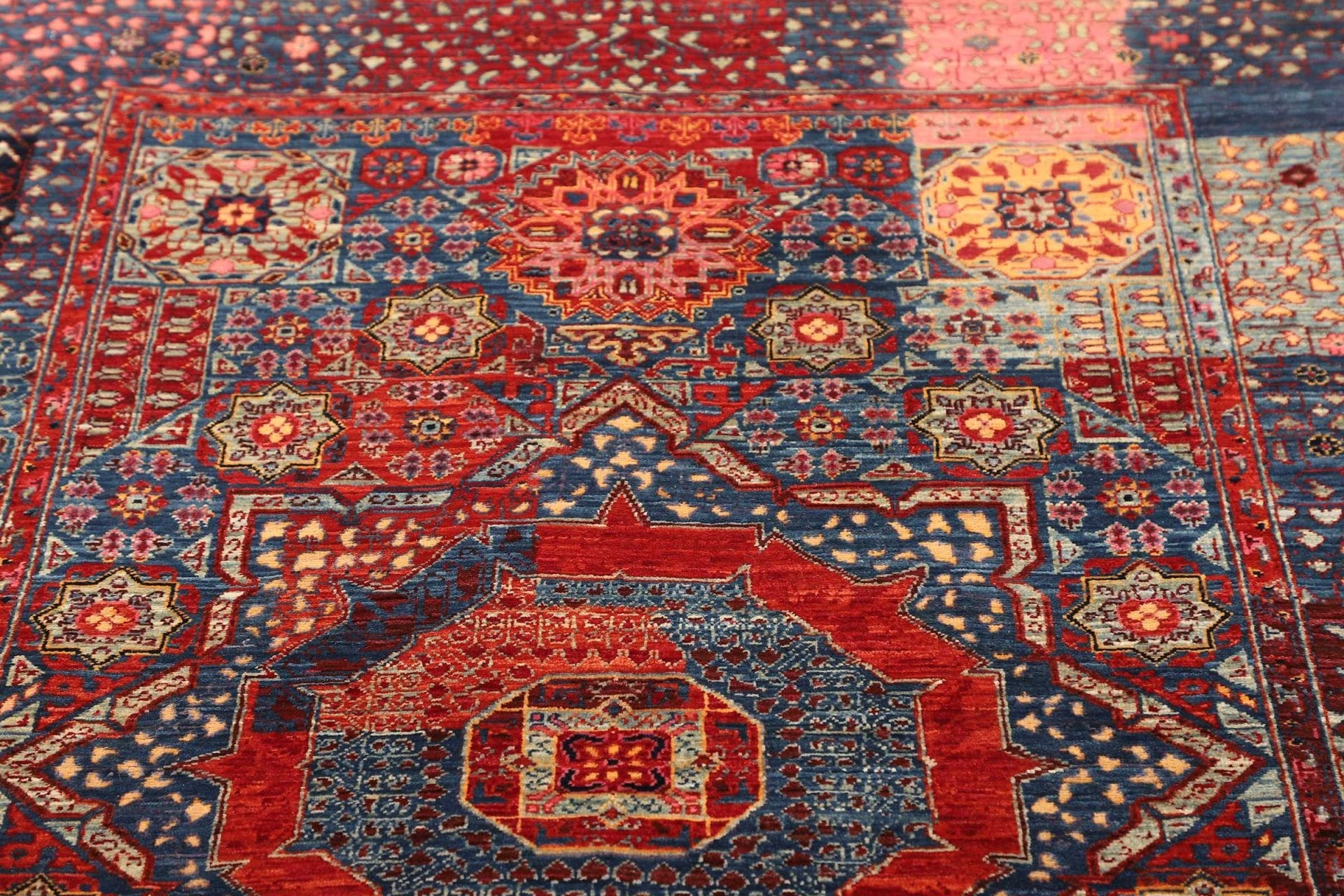 Handgeknüpfter Mamluk Orientteppich, 120 × 179 cm, Wolle