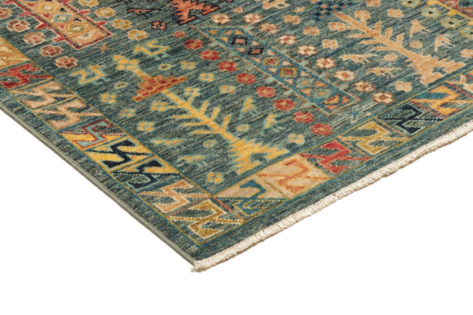 Handgeknüpfter Samarkand Orientteppich, 103 × 154 cm, Wolle