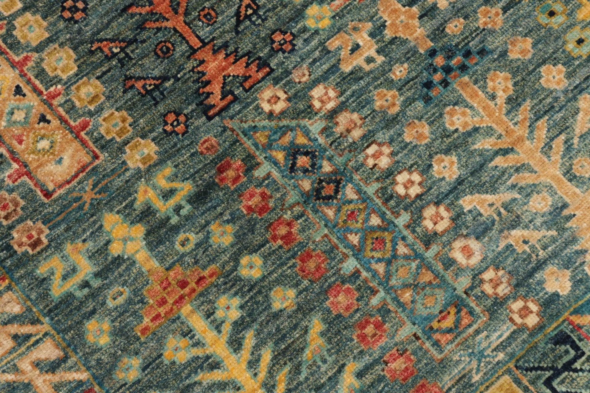 Handgeknüpfter Samarkand Orientteppich, 103 × 154 cm, Wolle