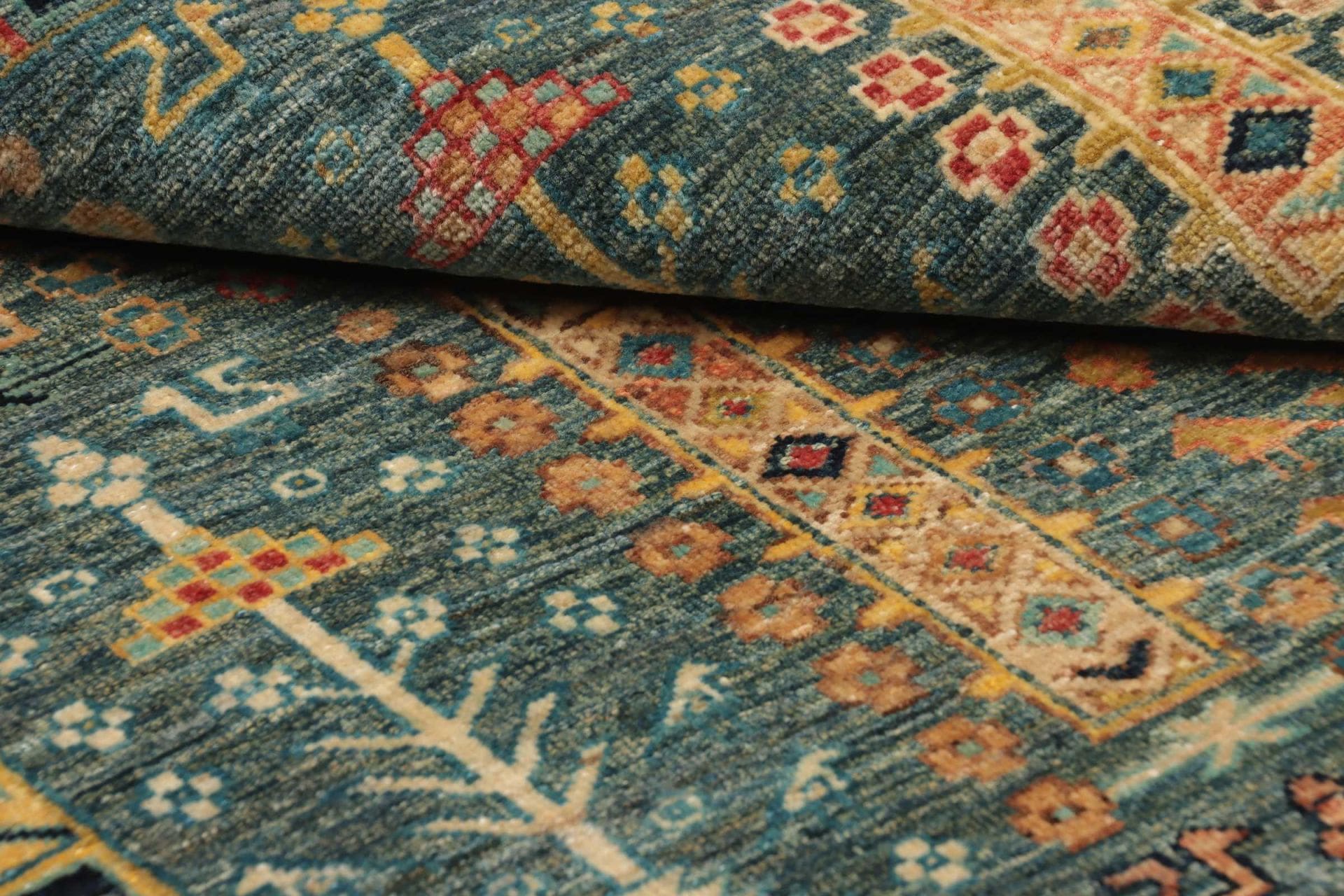 Handgeknüpfter Samarkand Orientteppich, 103 × 154 cm, Wolle