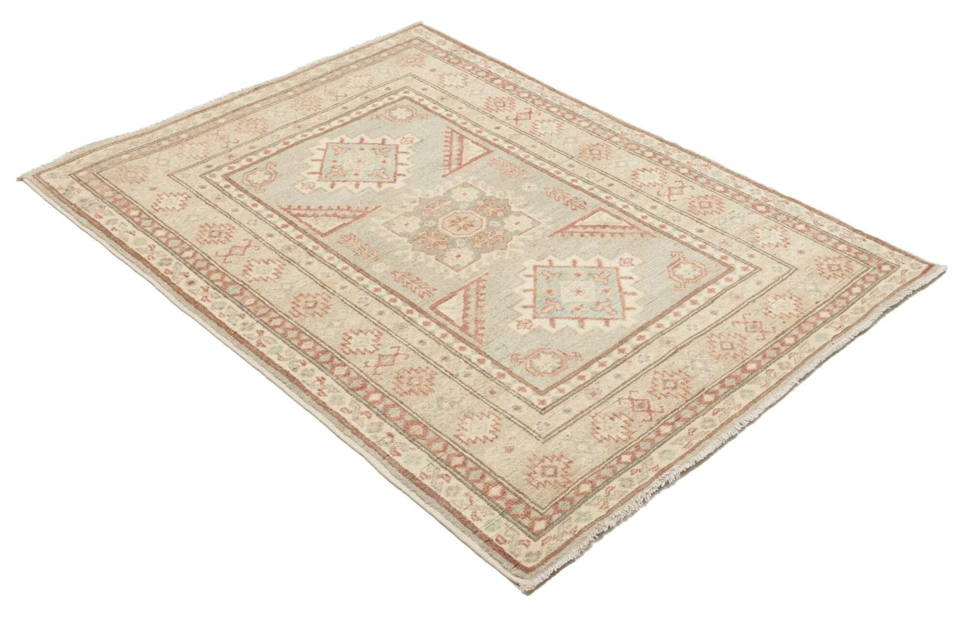 Kazak Orientteppich 106 × 143 cm aus Wolle, handgeknüpft