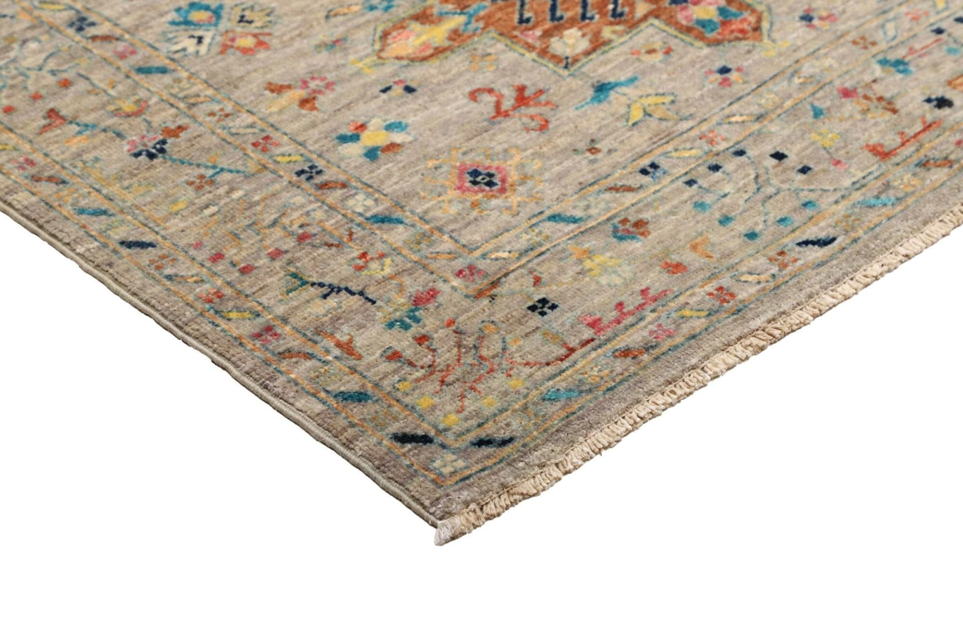 Handgeknüpfter Samarkand Orientteppich, 98 × 152 cm, Wolle