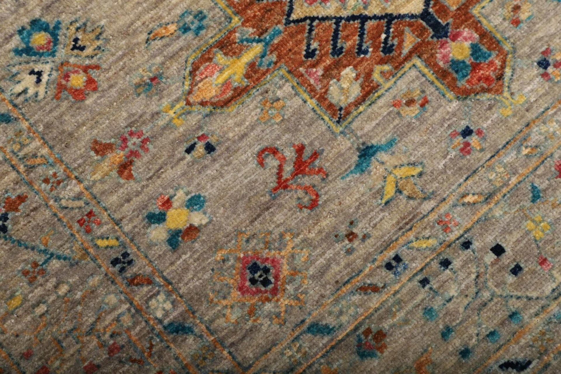 Handgeknüpfter Samarkand Orientteppich, 98 × 152 cm, Wolle