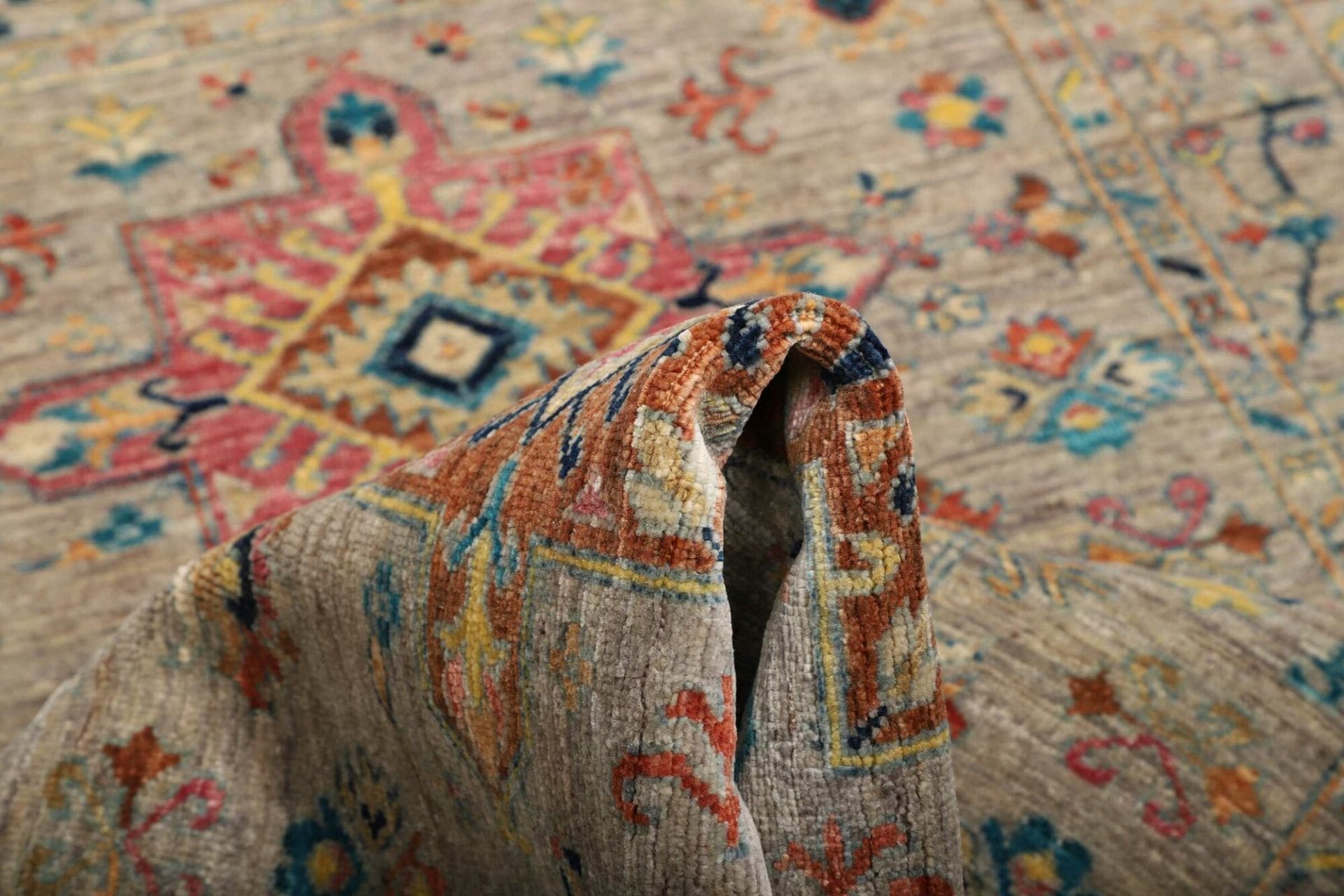 Handgeknüpfter Samarkand Orientteppich, 98 × 152 cm, Wolle