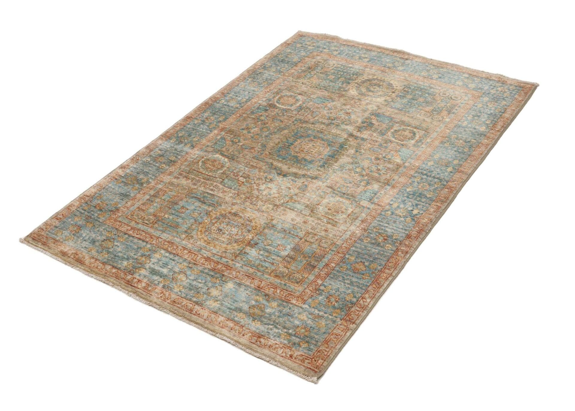 Handgeknüpfter Mamluk Orientteppich 102 × 153 cm