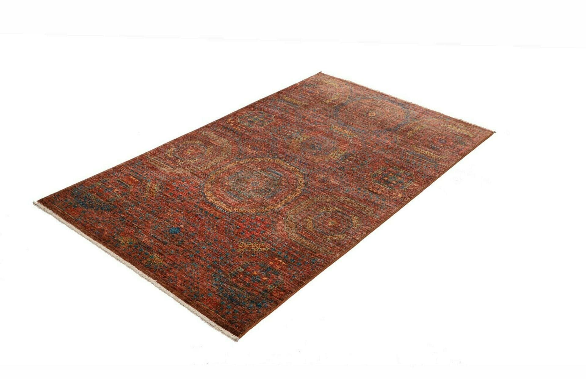 Handgeknüpfter Mamluk Orientteppich 102 × 159 cm
