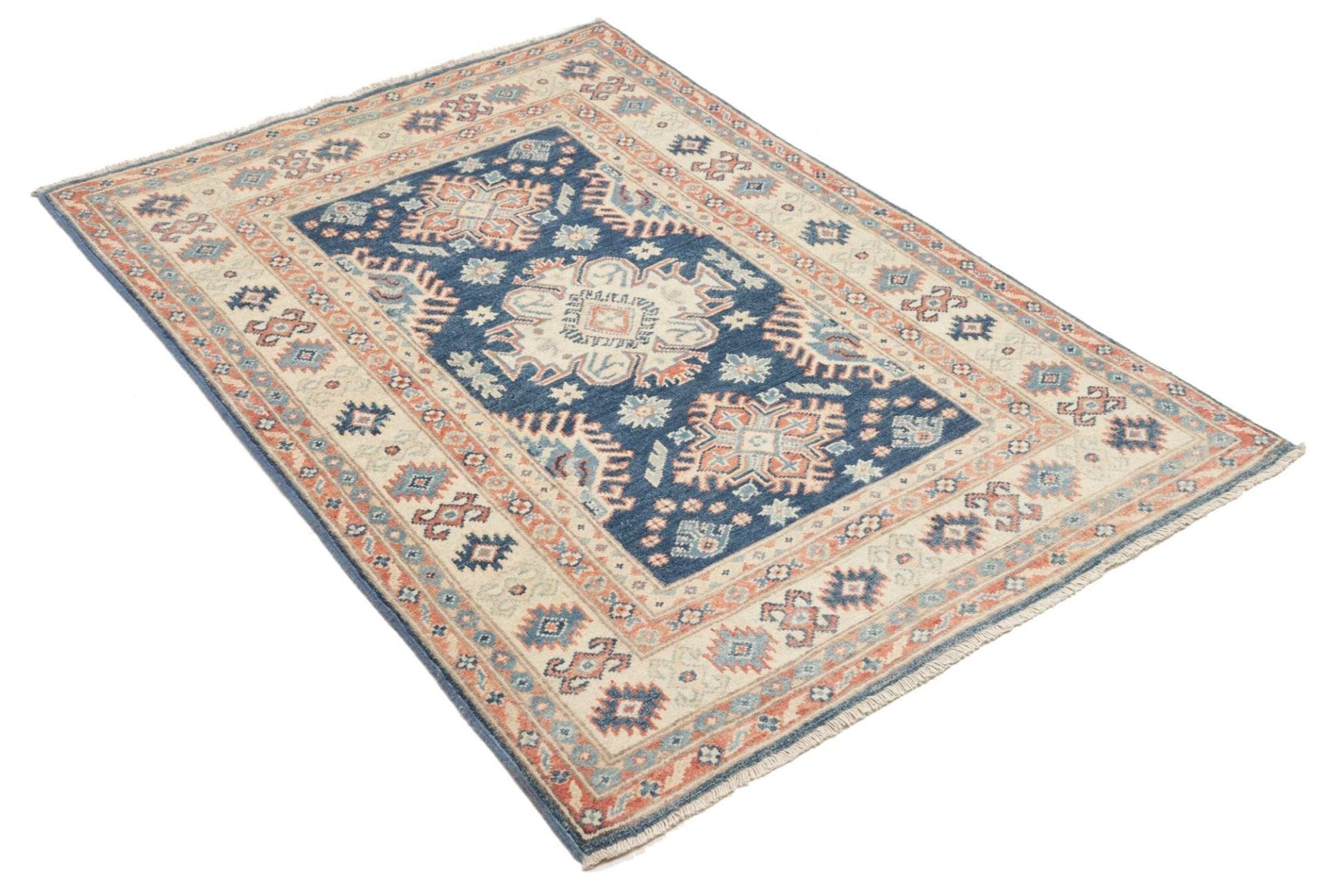 Handgeknüpfter Kazak Orientteppich 102 × 143 cm