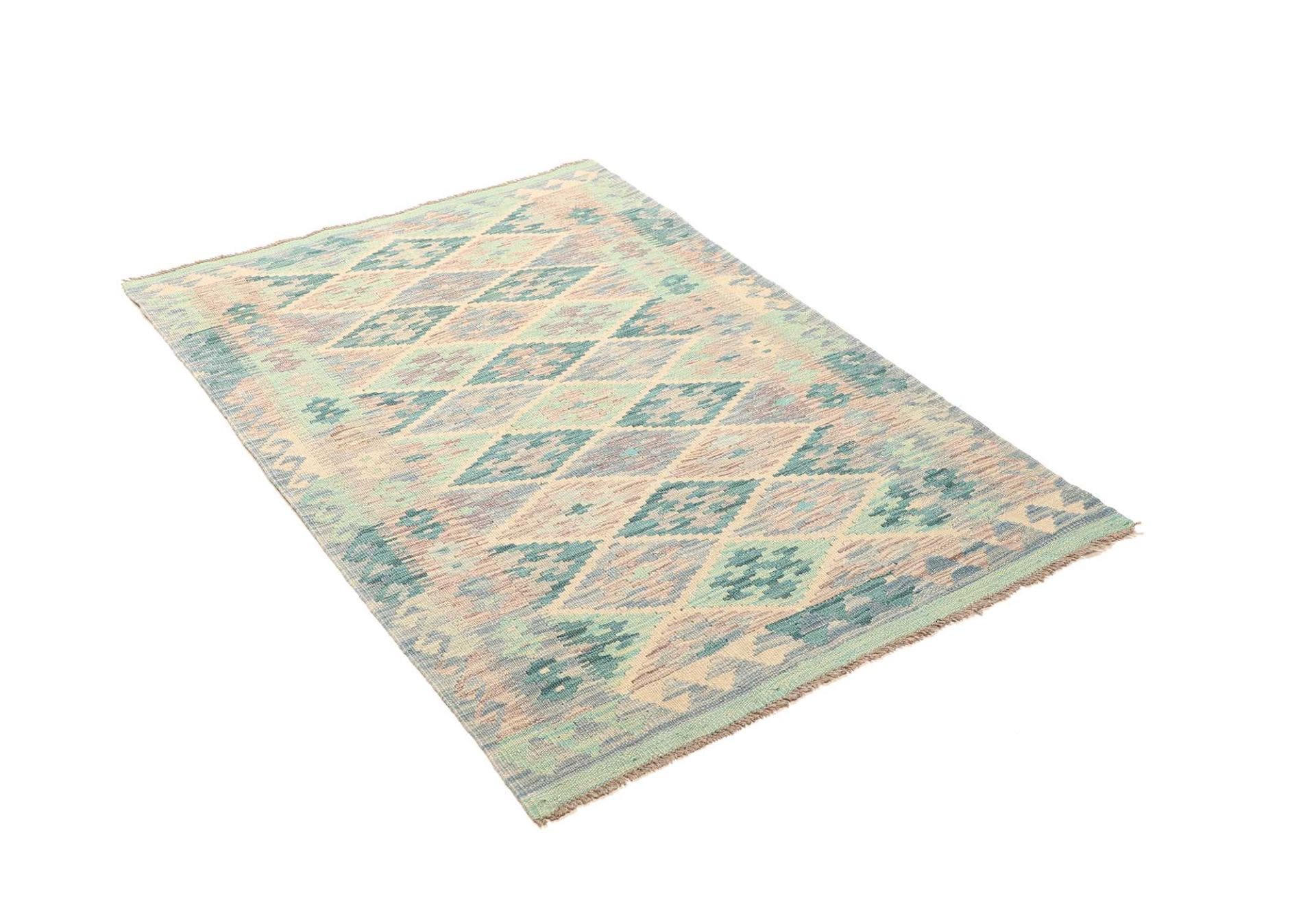 Kelim 102 × 141 cm aus Wolle, handgewebt