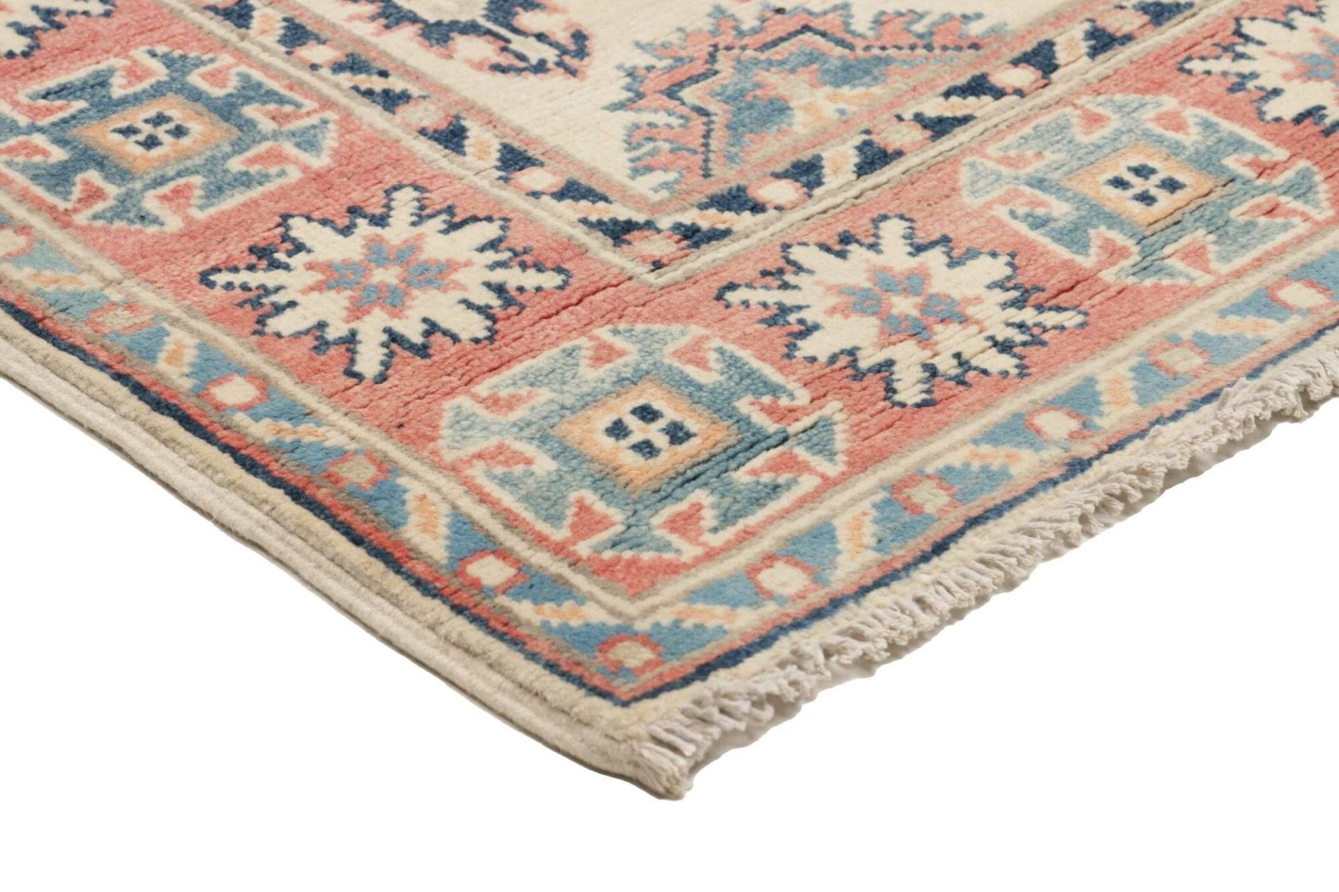 Kazak Orientteppich aus Pakistan, 90 × 131 cm