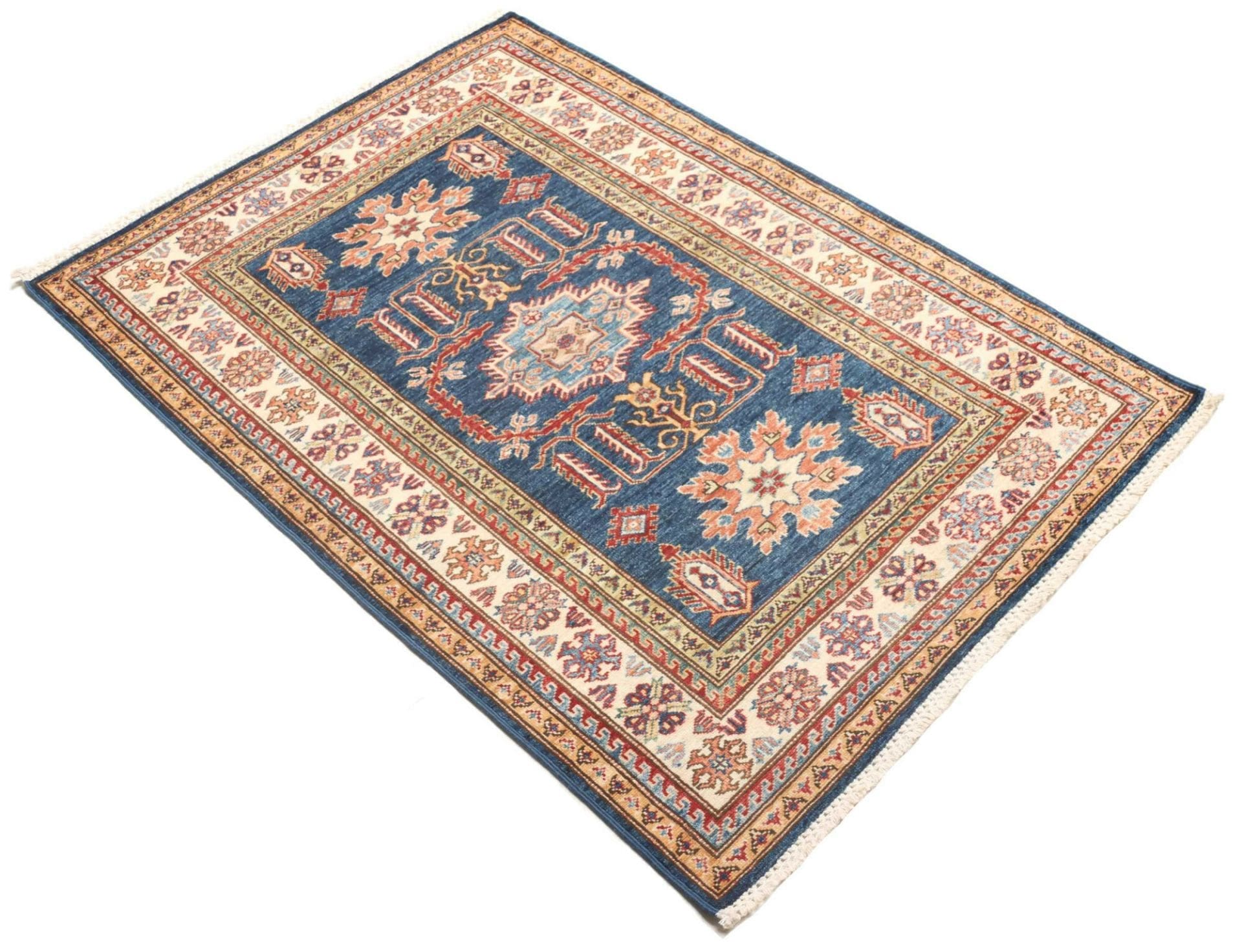 Kazak Orientteppich 106 × 148 cm aus Wolle, handgeknüpft