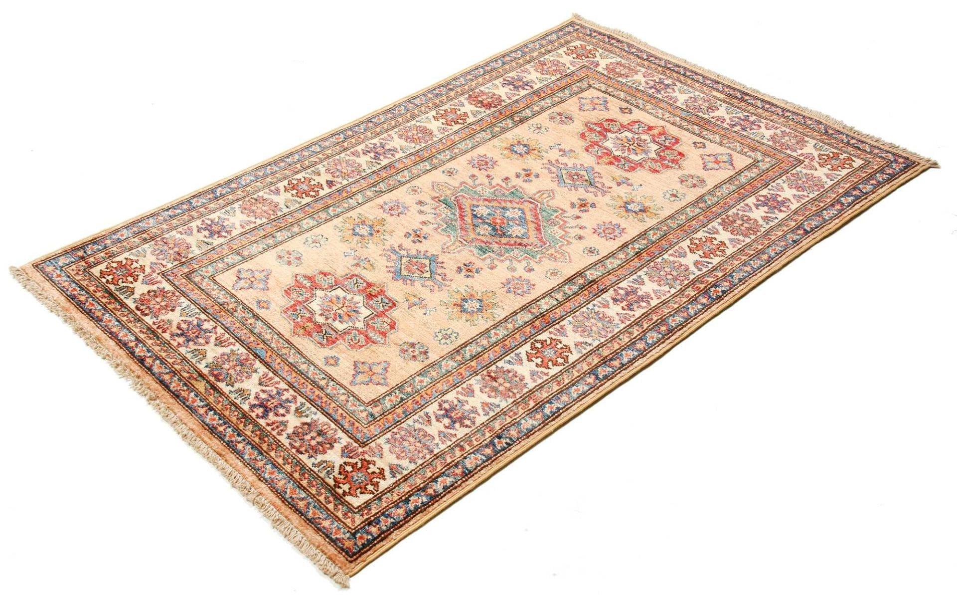 Handgeknüpfter Kazak Orientteppich, 98 × 148 cm, Wolle