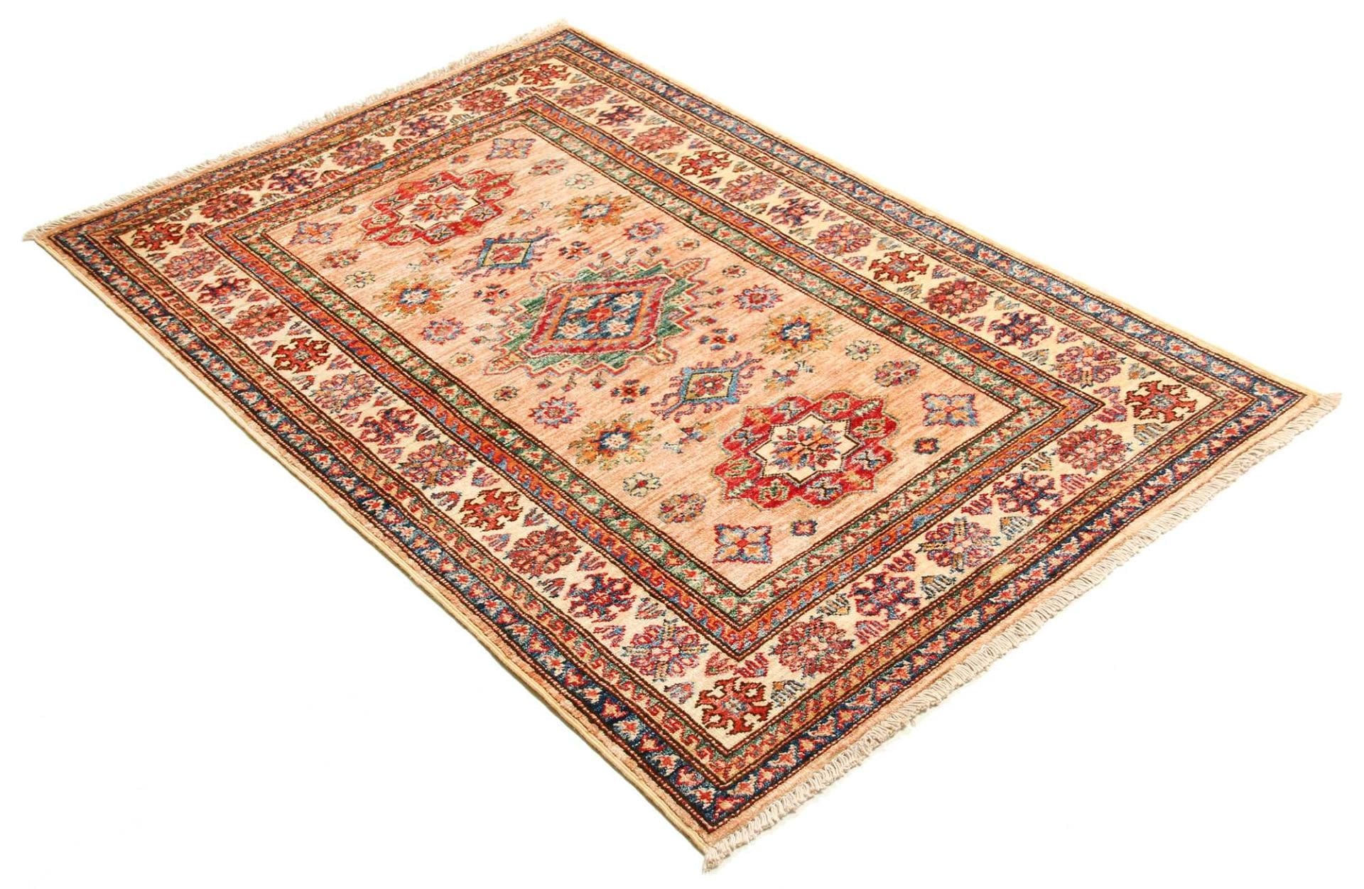 Handgeknüpfter Kazak Orientteppich, 98 × 148 cm, Wolle