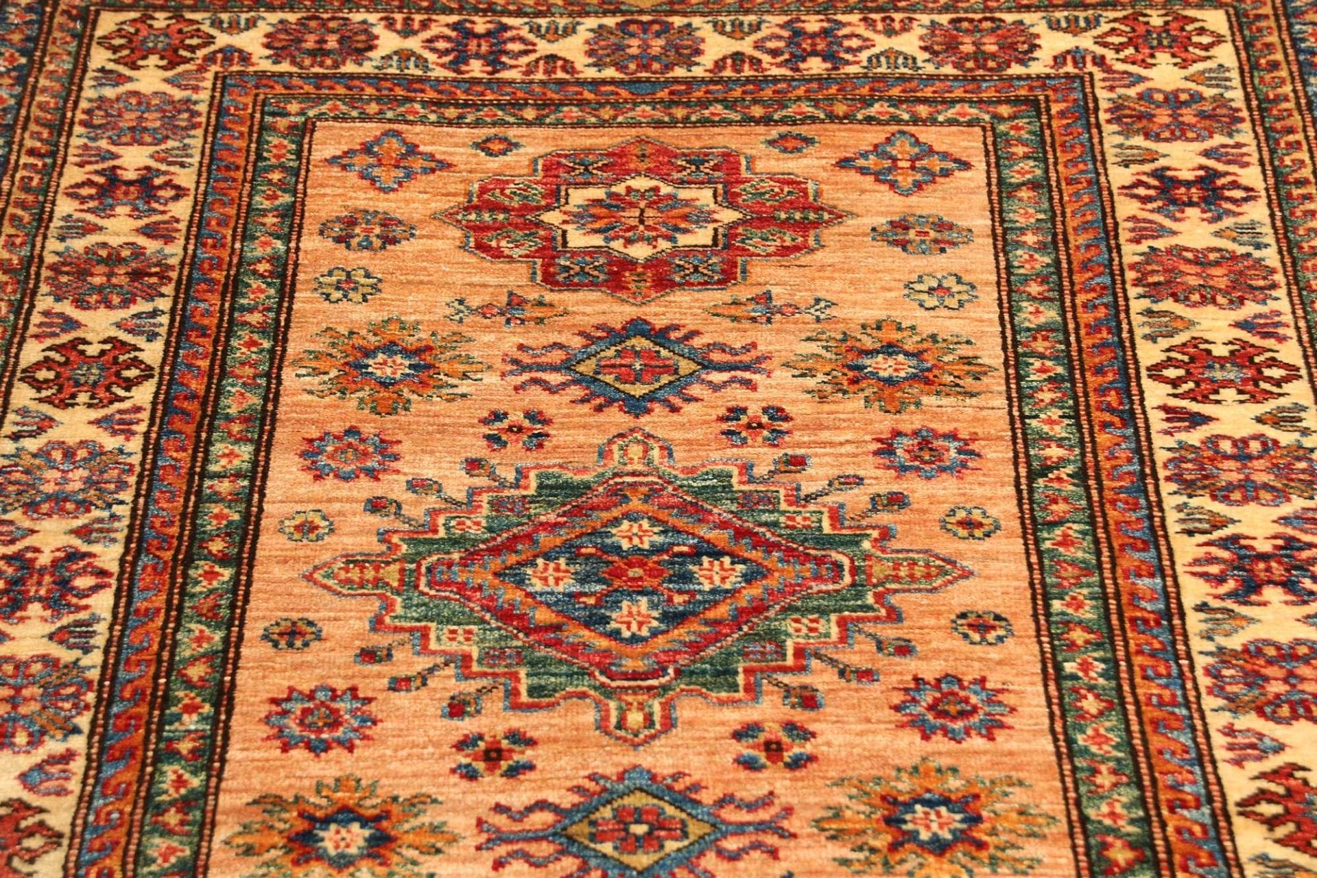 Handgeknüpfter Kazak Orientteppich, 98 × 148 cm, Wolle