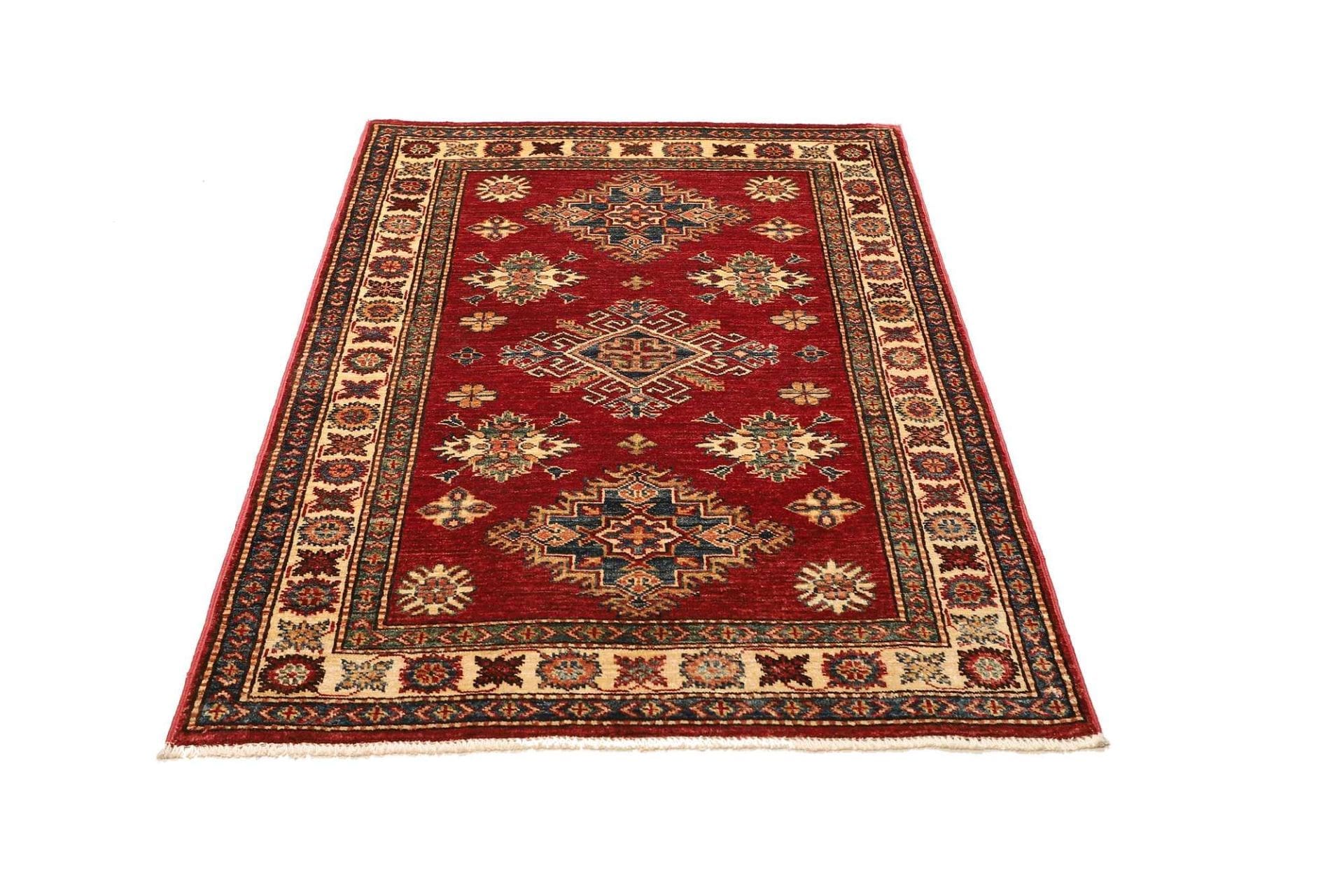 Handgeknüpfter Kazak Orientteppich 101 × 139 cm