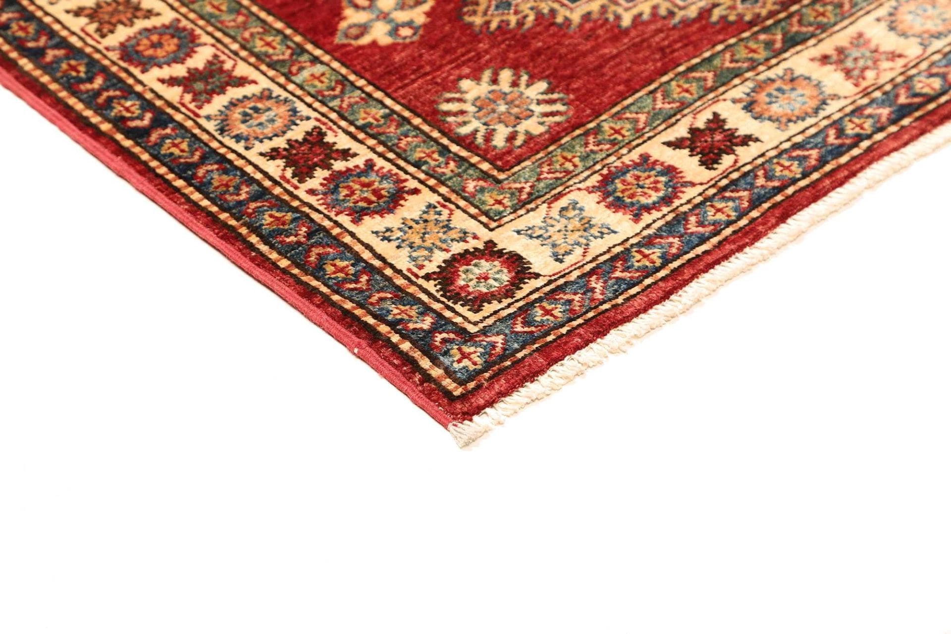 Handgeknüpfter Kazak Orientteppich 101 × 139 cm