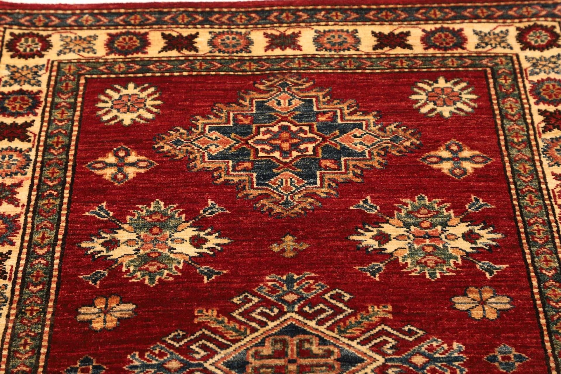 Handgeknüpfter Kazak Orientteppich 101 × 139 cm