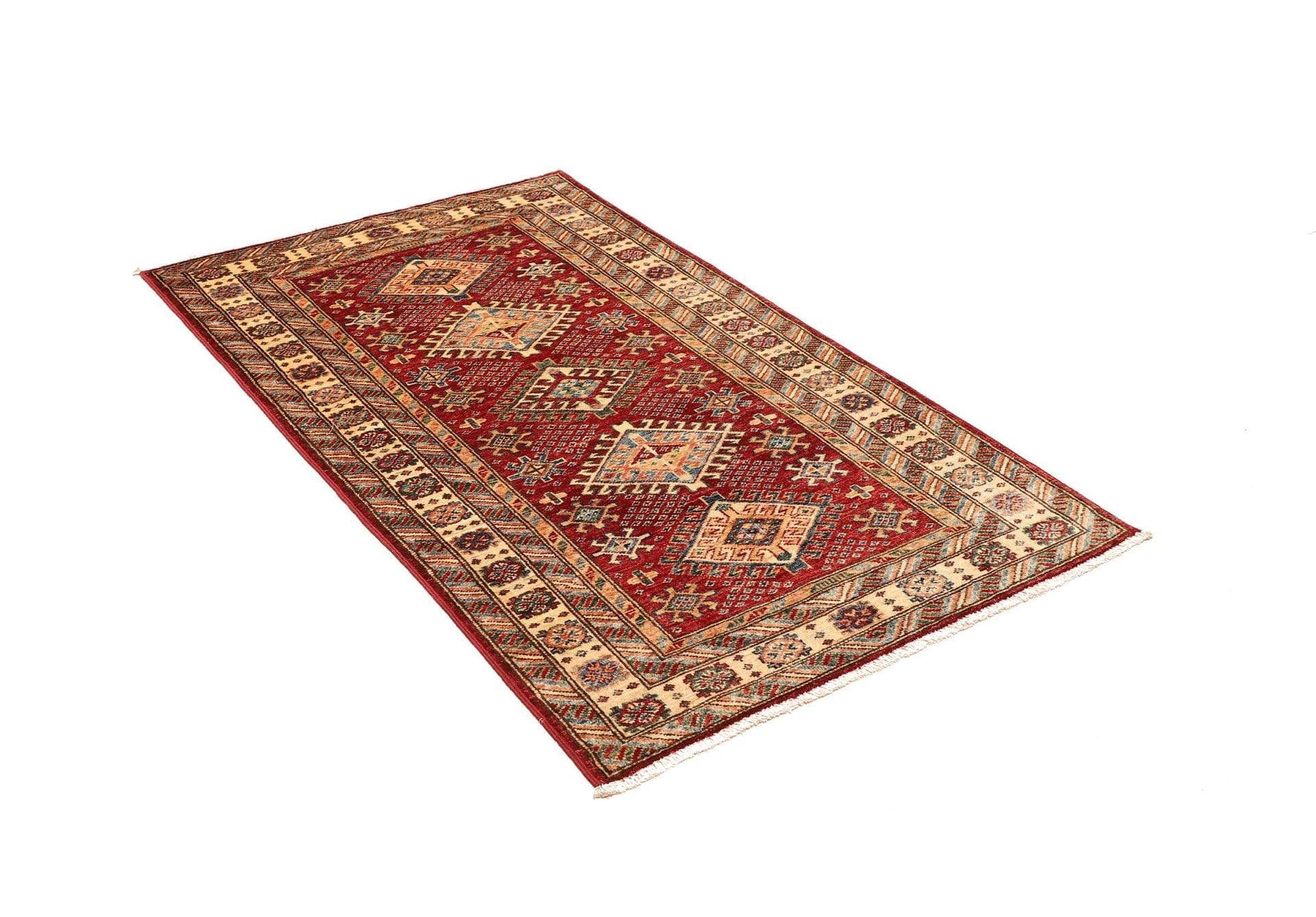 Kazak Orientteppich aus Pakistan, 97 × 152 cm