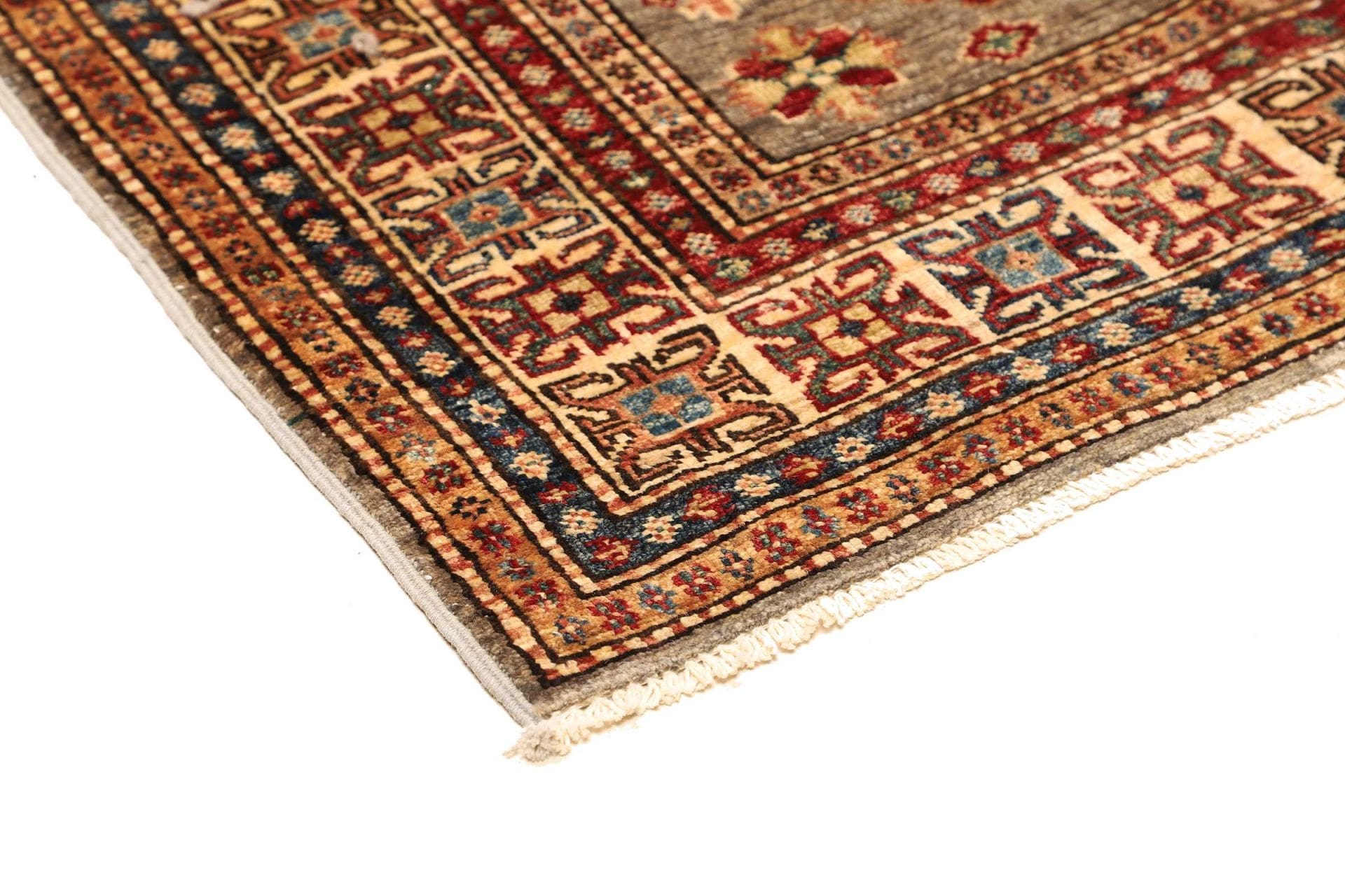 Kazak Orientteppich 103 × 146 cm aus Wolle, handgeknüpft