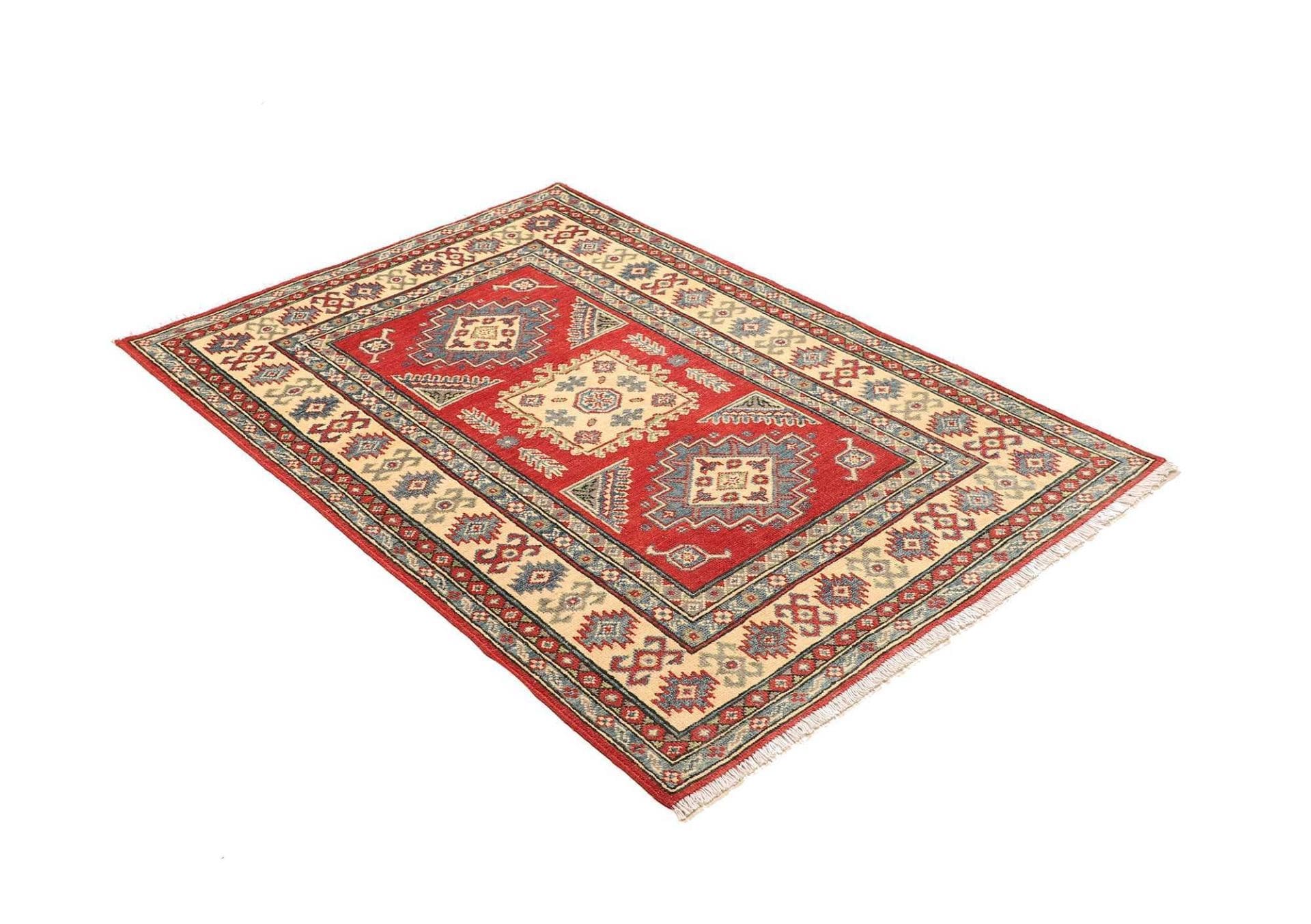 Handgeknüpfter Kazak Orientteppich, 106 × 150 cm, Wolle