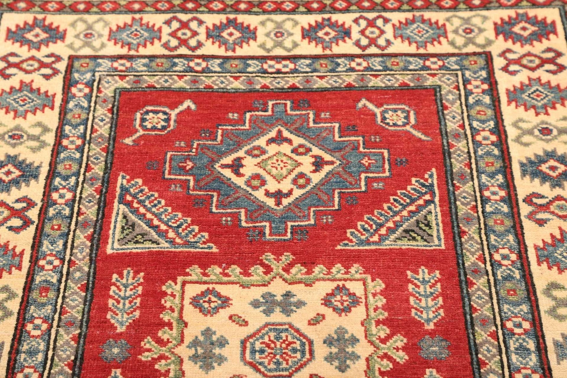 Handgeknüpfter Kazak Orientteppich, 106 × 150 cm, Wolle