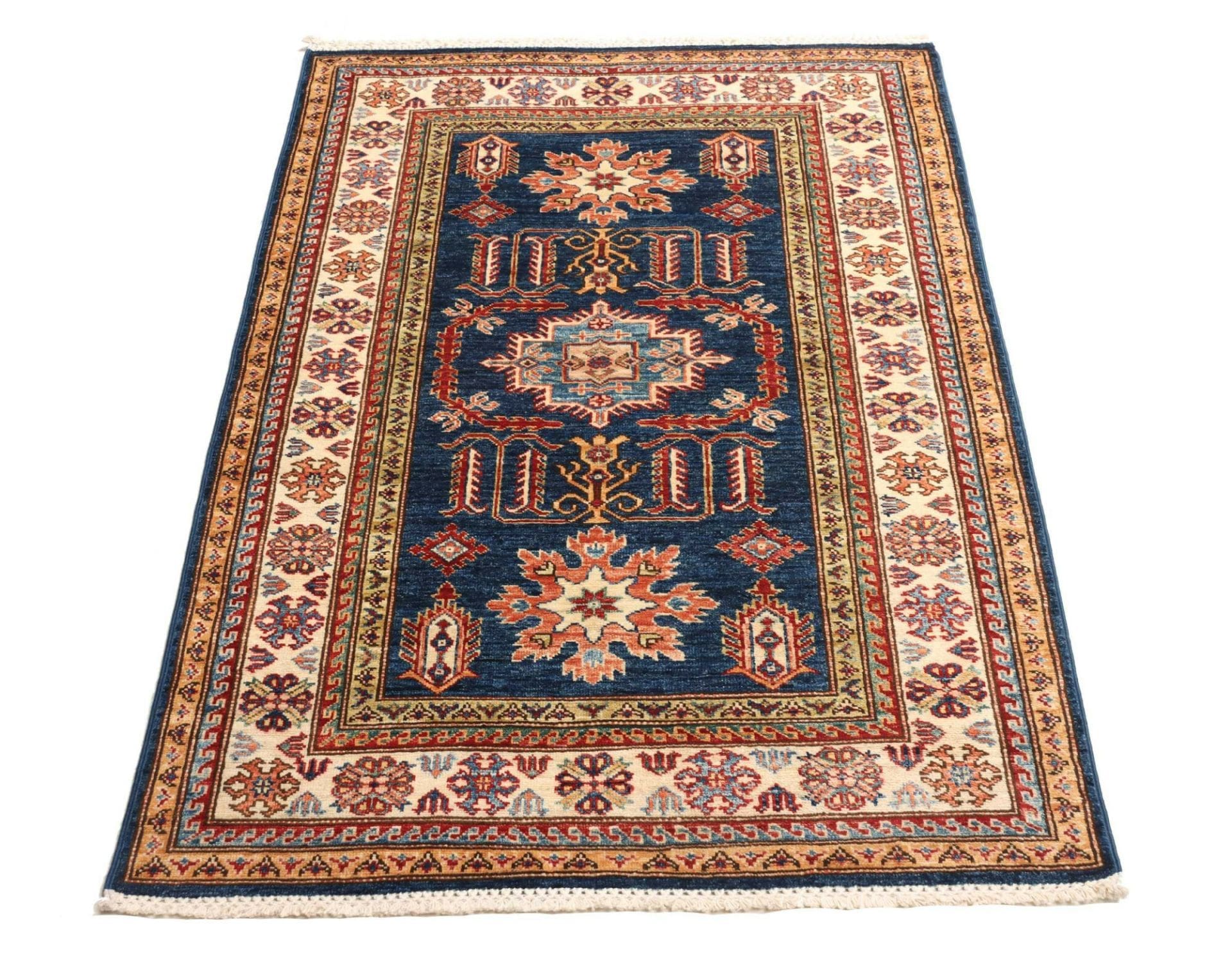Handgeknüpfter Kazak Orientteppich 106 × 148 cm