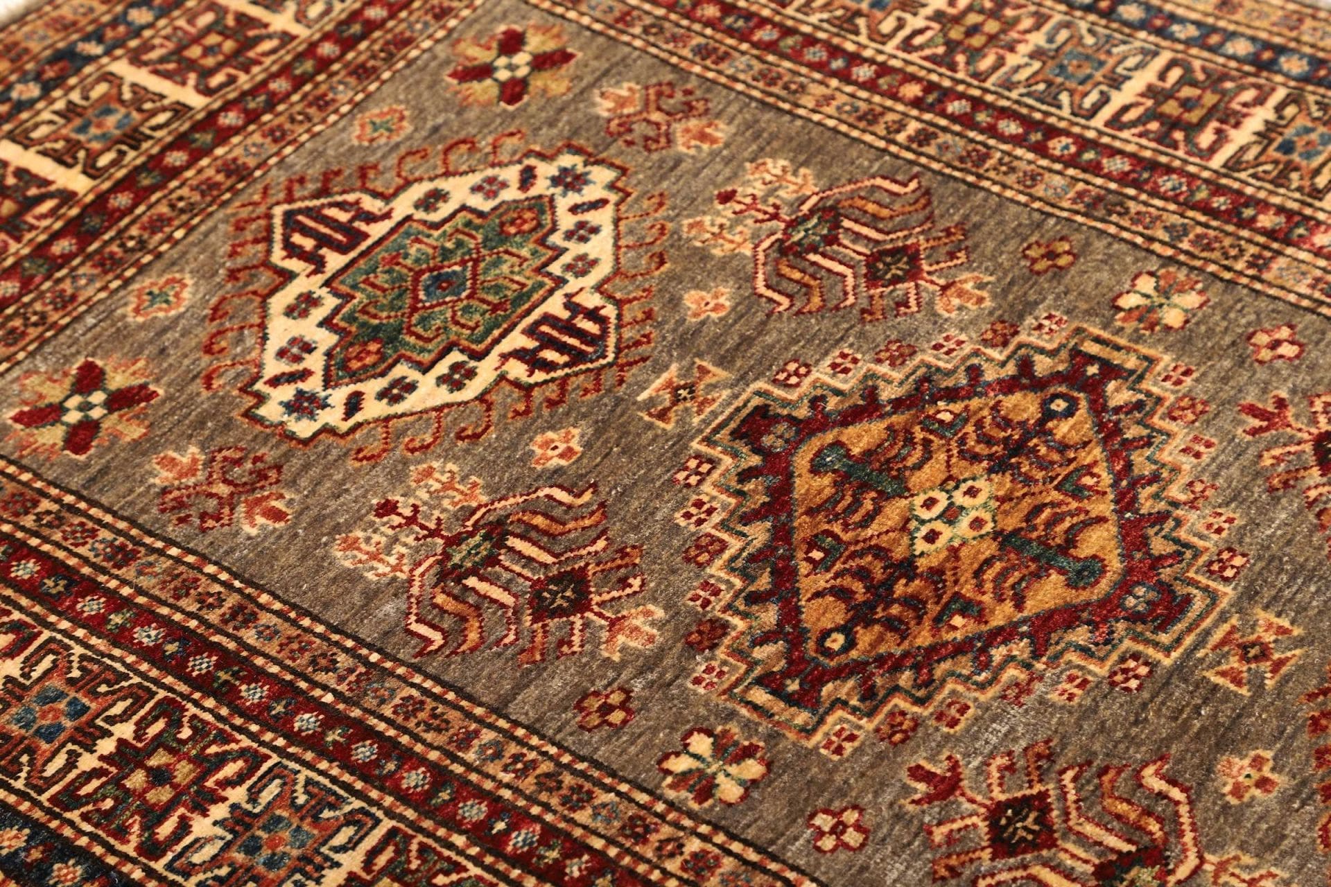 Handgeknüpfter Kazak Orientteppich, 102 × 143 cm, Wolle