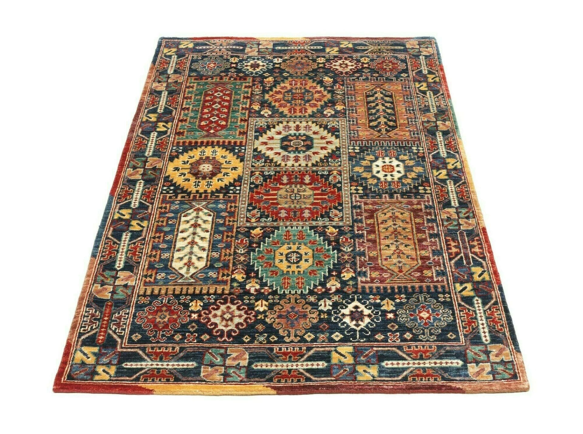 Handgeknüpfter Samarkand Orientteppich, 103 × 152 cm, Wolle