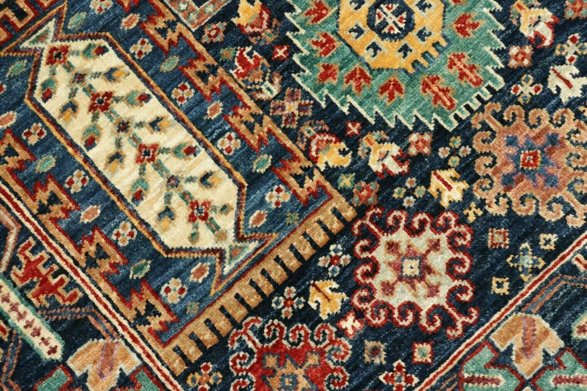 Handgeknüpfter Samarkand Orientteppich, 103 × 152 cm, Wolle