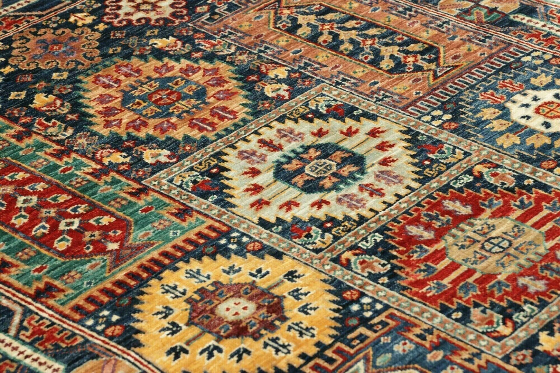 Handgeknüpfter Samarkand Orientteppich, 103 × 152 cm, Wolle