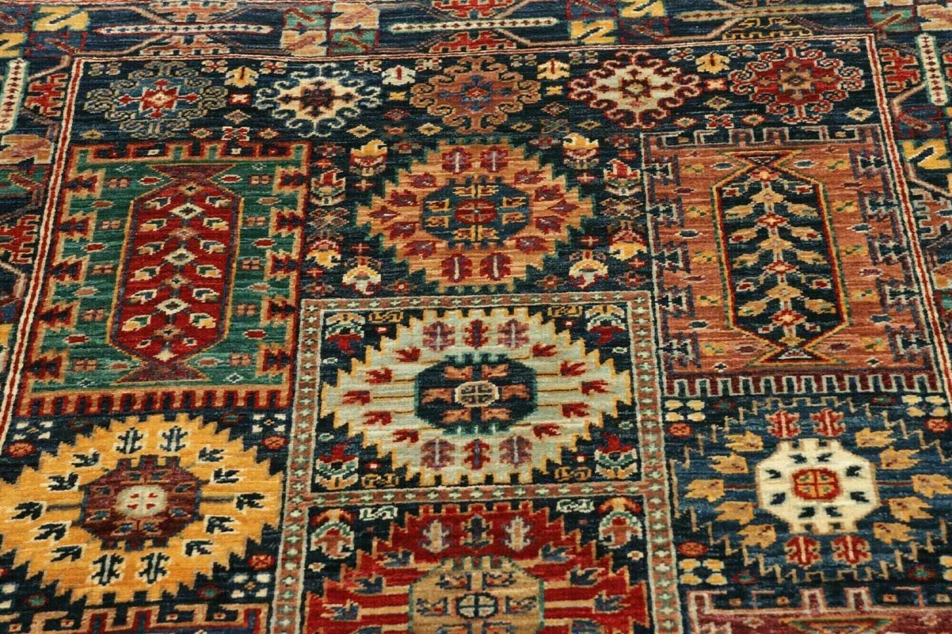 Handgeknüpfter Samarkand Orientteppich, 103 × 152 cm, Wolle