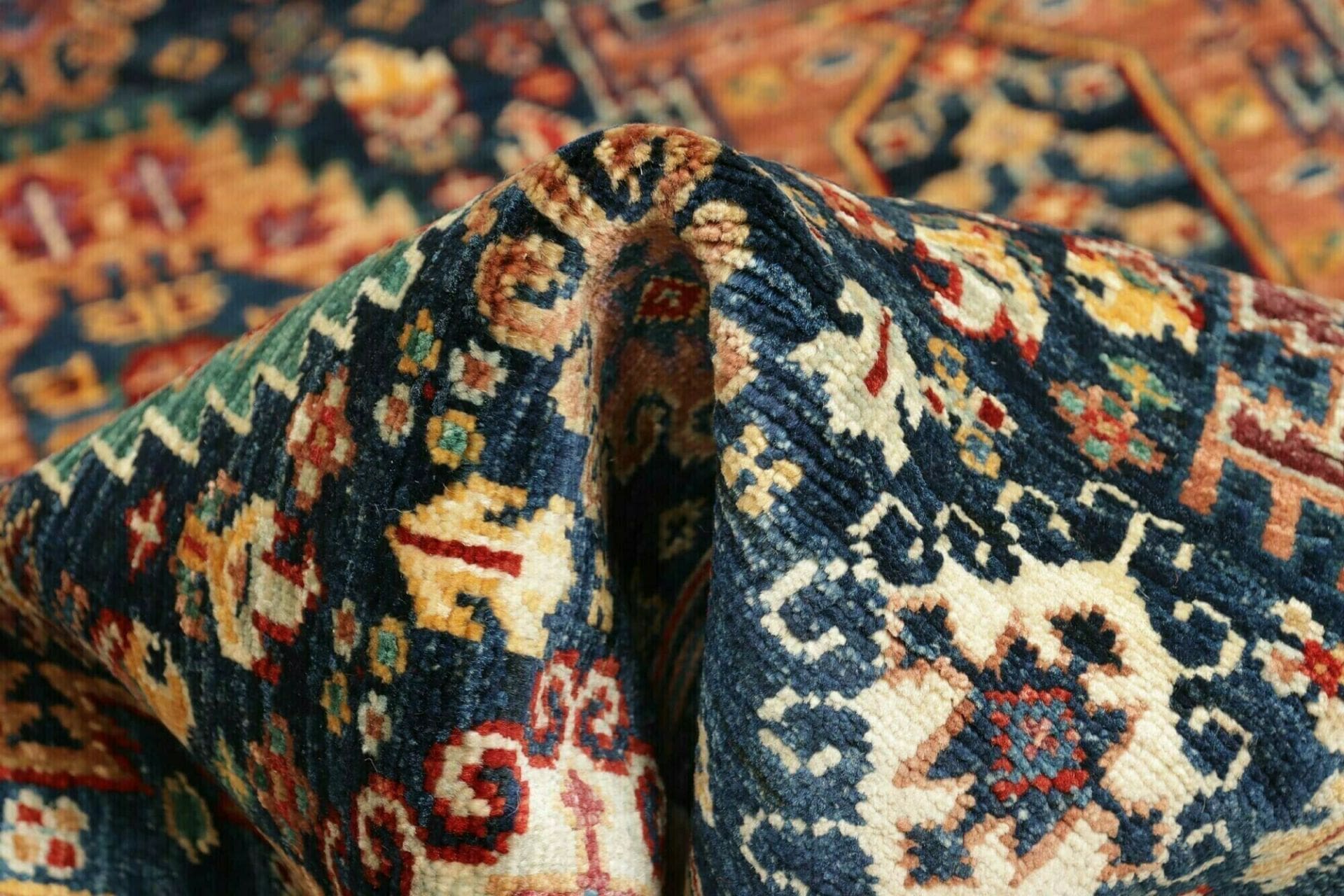 Handgeknüpfter Samarkand Orientteppich, 103 × 152 cm, Wolle