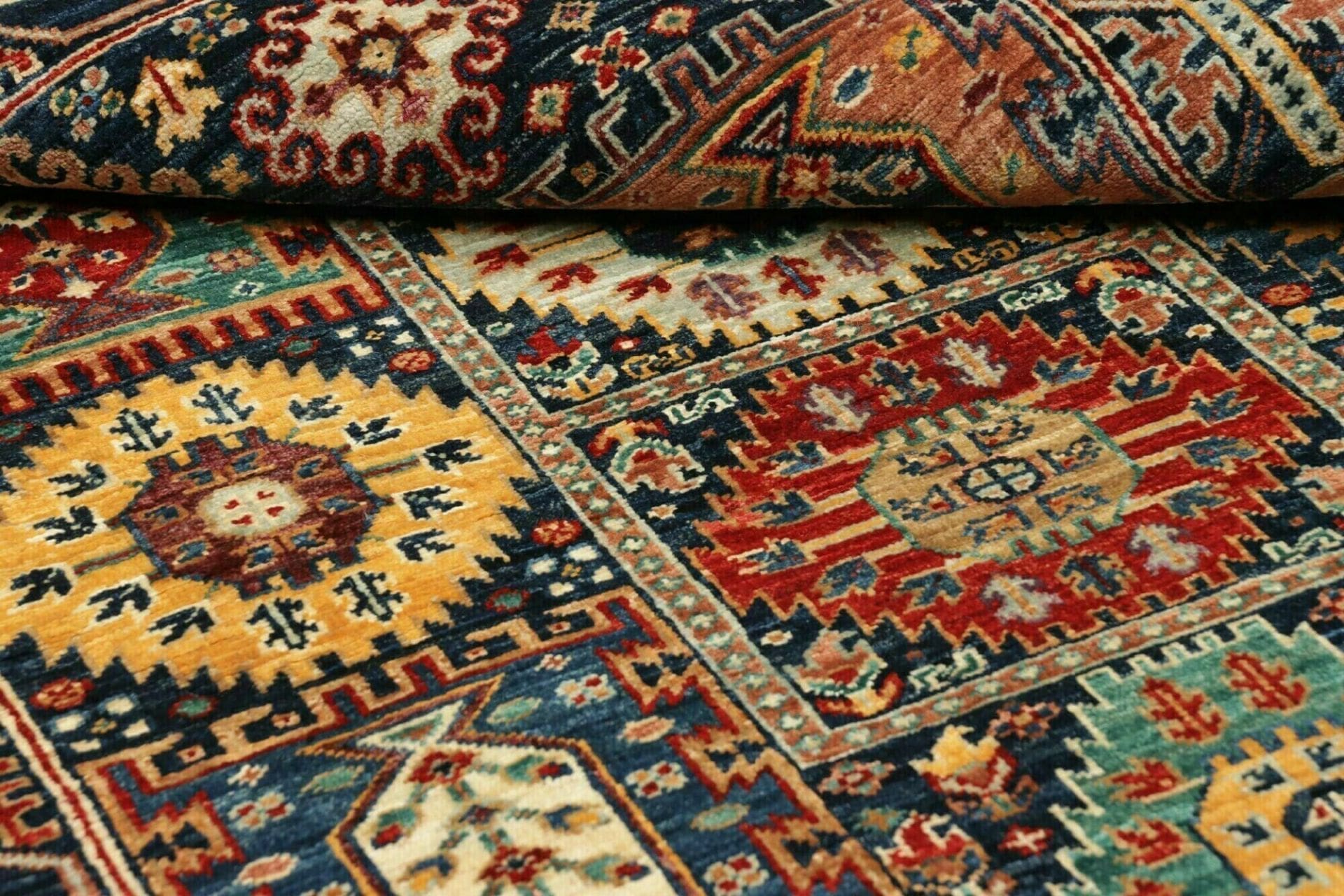Handgeknüpfter Samarkand Orientteppich, 103 × 152 cm, Wolle