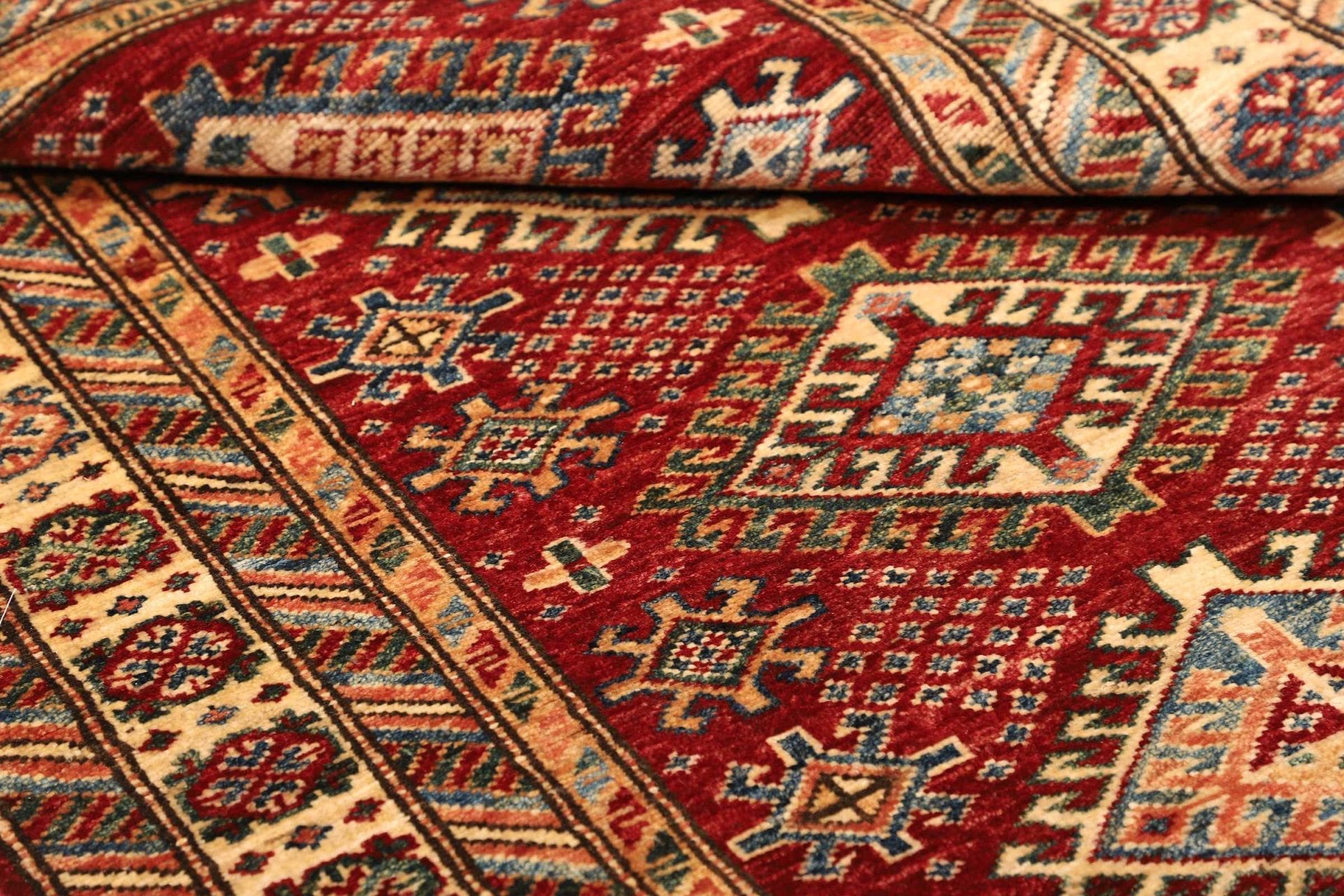 Kazak Orientteppich 94 × 155 cm aus Wolle, handgeknüpft