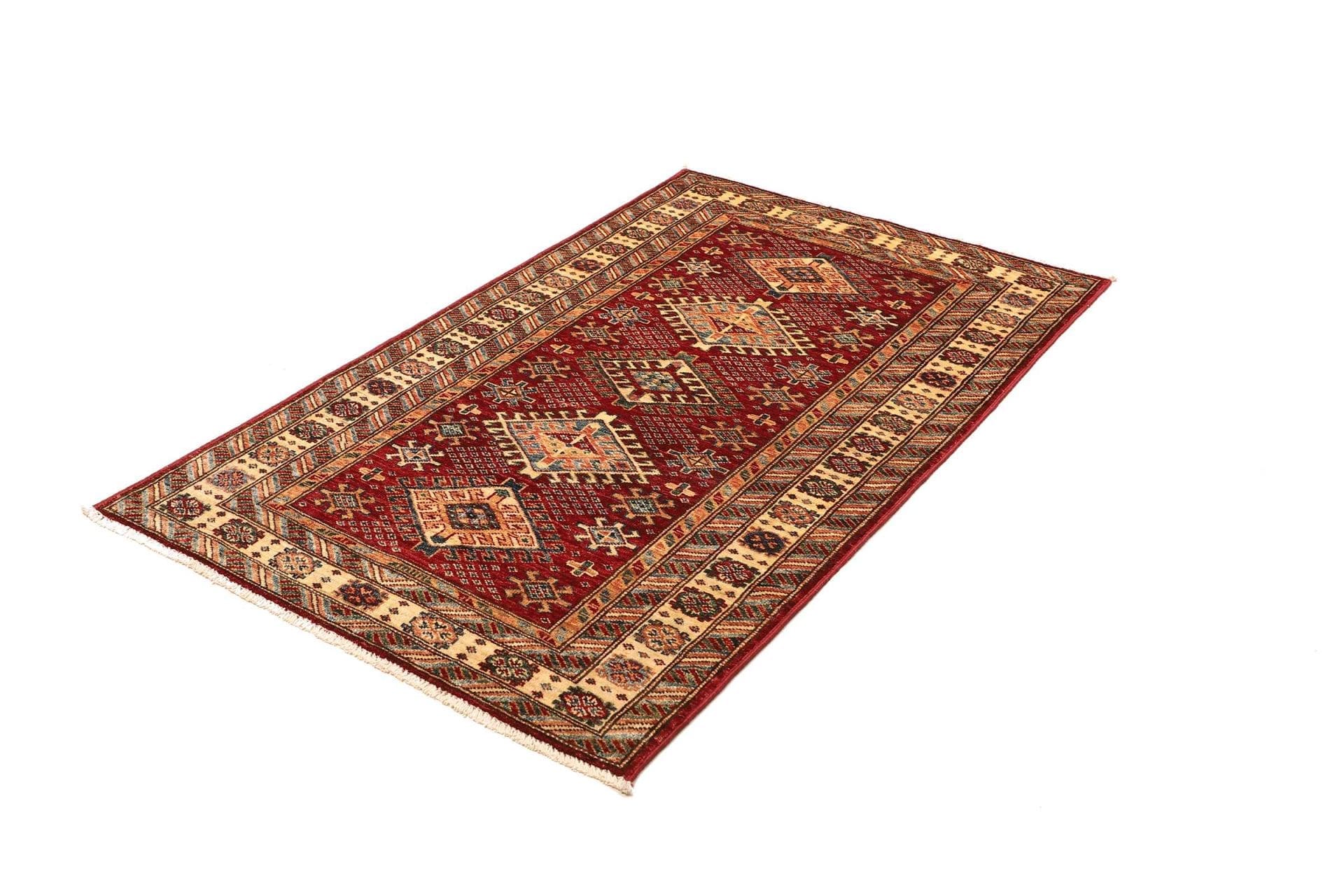 Kazak Orientteppich 97 × 151 cm aus Wolle, handgeknüpft