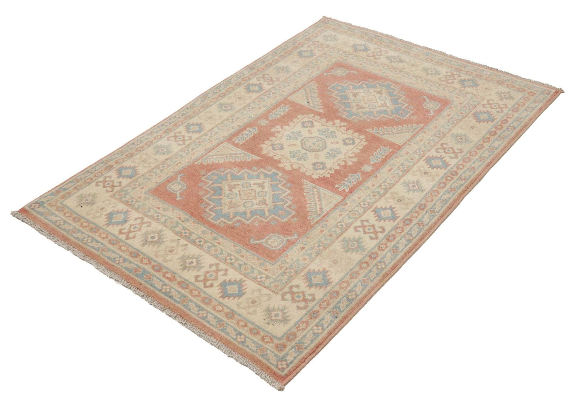 Kazak Orientteppich aus Pakistan, 103 × 144 cm