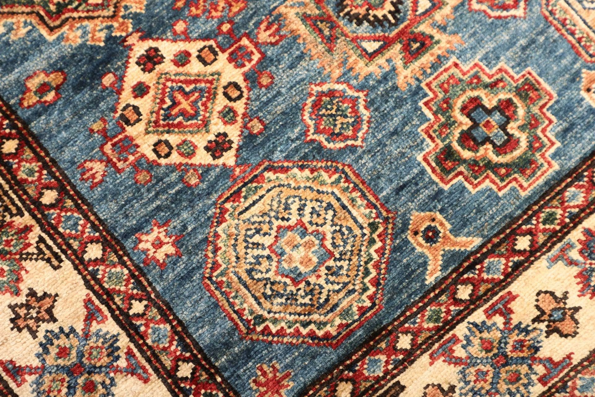 Handgeknüpfter Kazak Orientteppich, 104 × 151 cm, Wolle