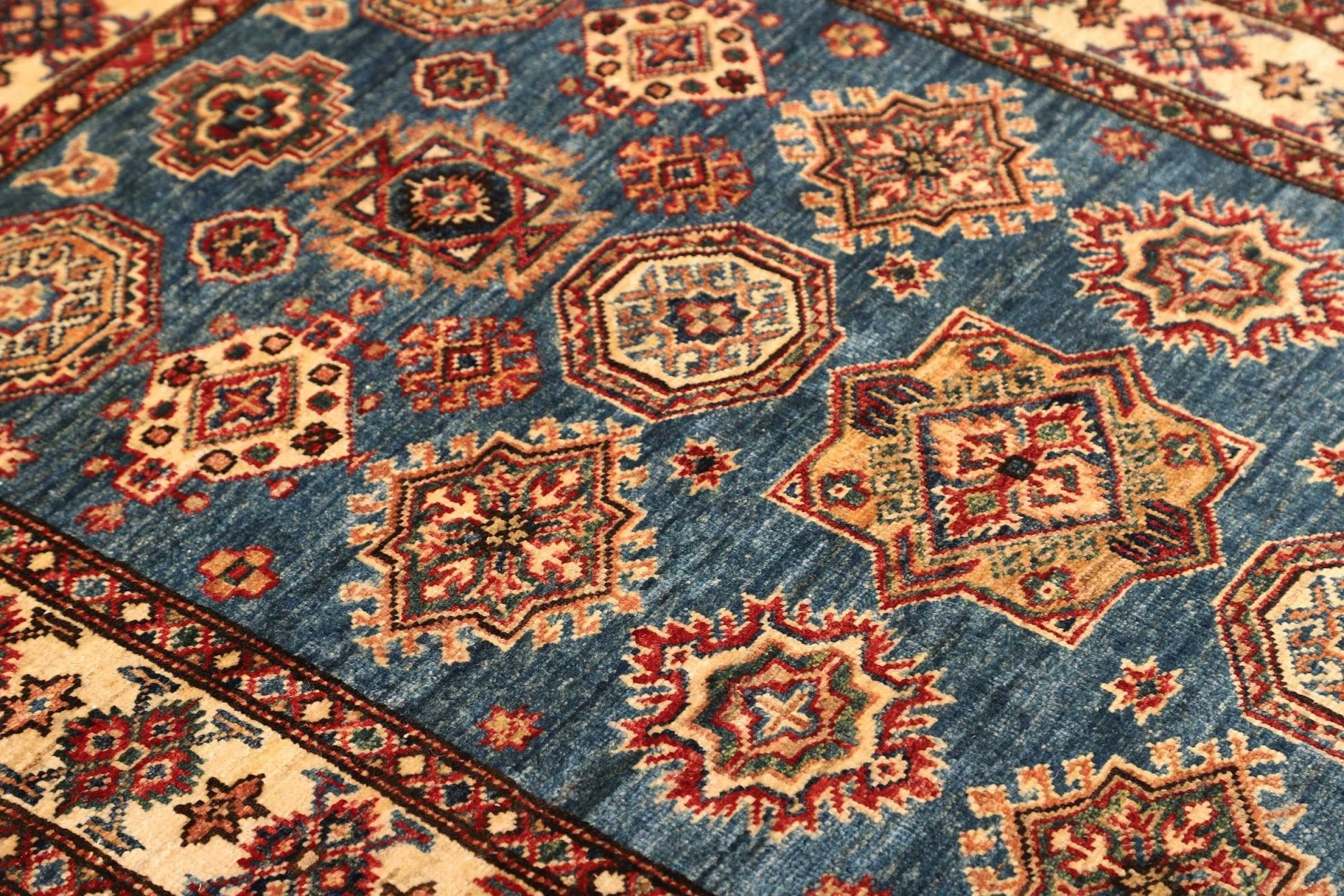 Handgeknüpfter Kazak Orientteppich, 104 × 151 cm, Wolle