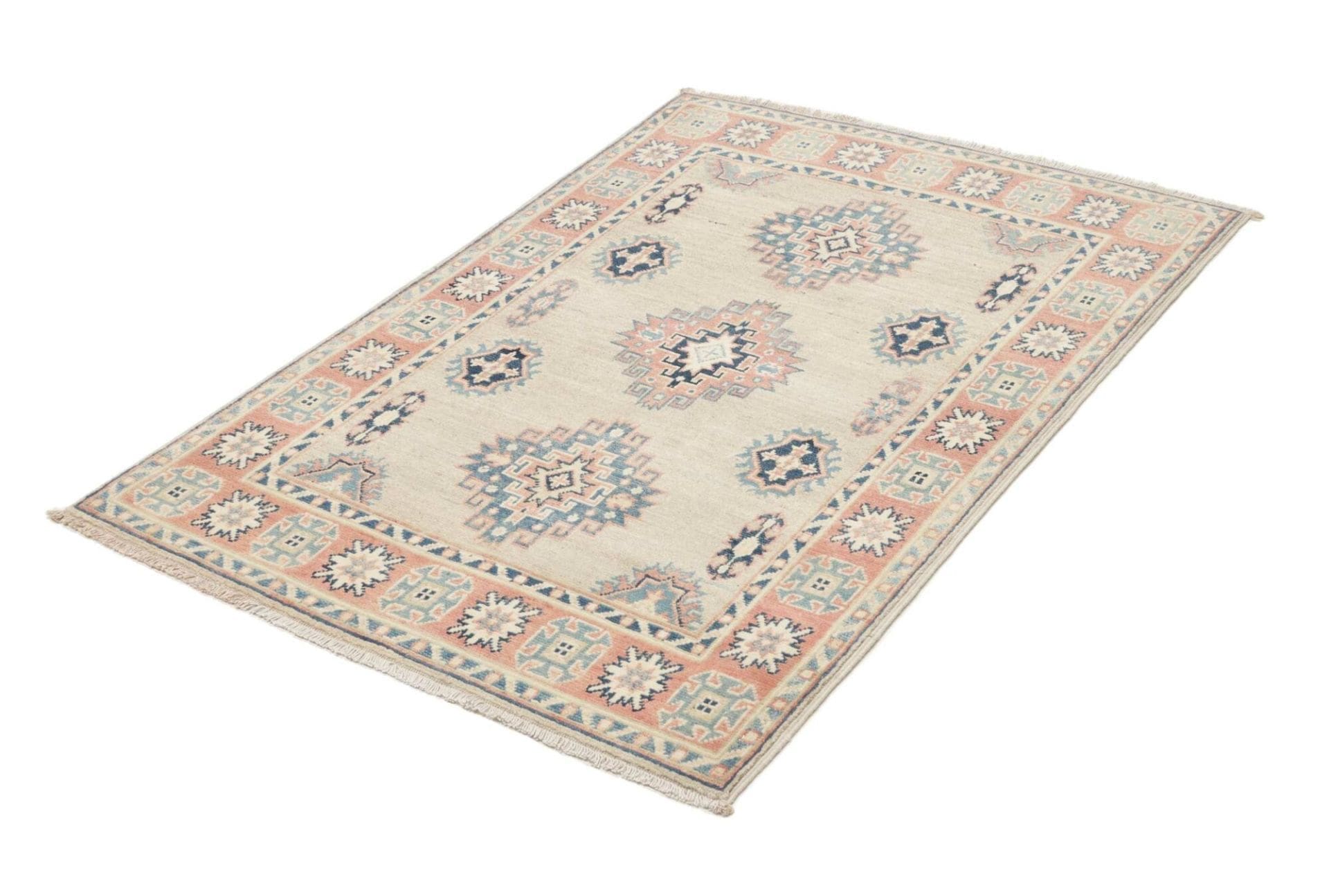 Kazak Orientteppich aus Pakistan, 97 × 138 cm